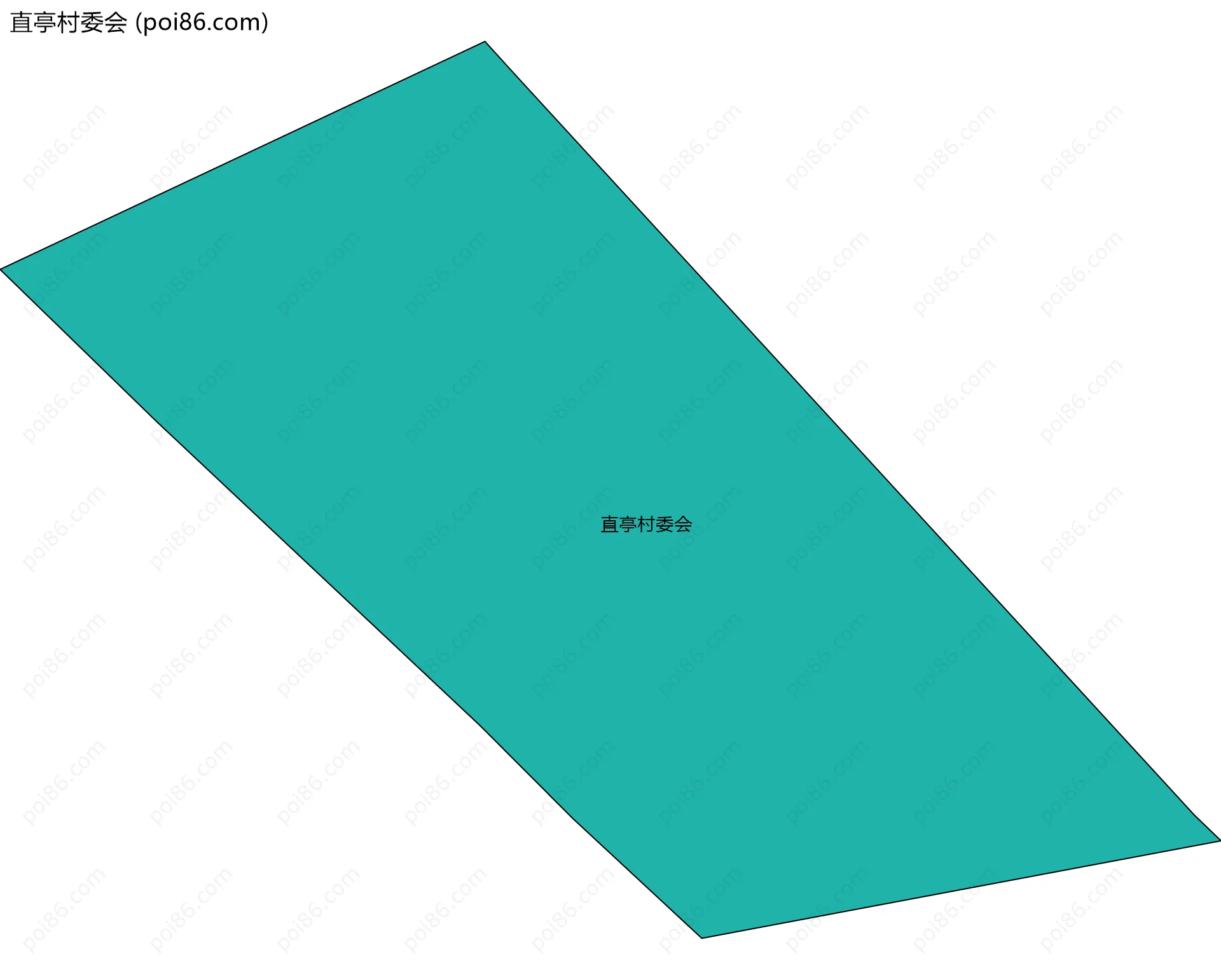 直亭村委会边界地图