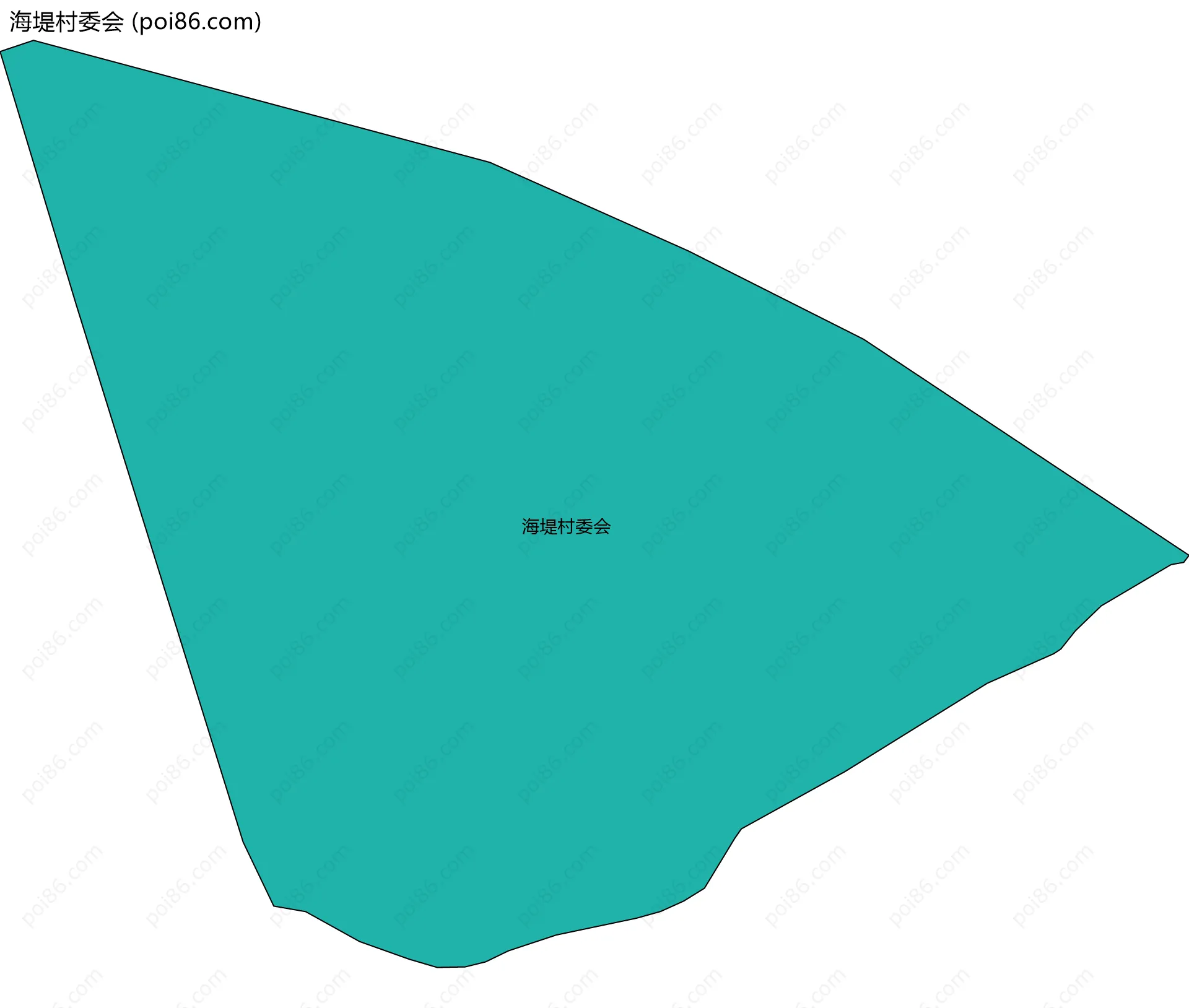 海堤村委会边界地图