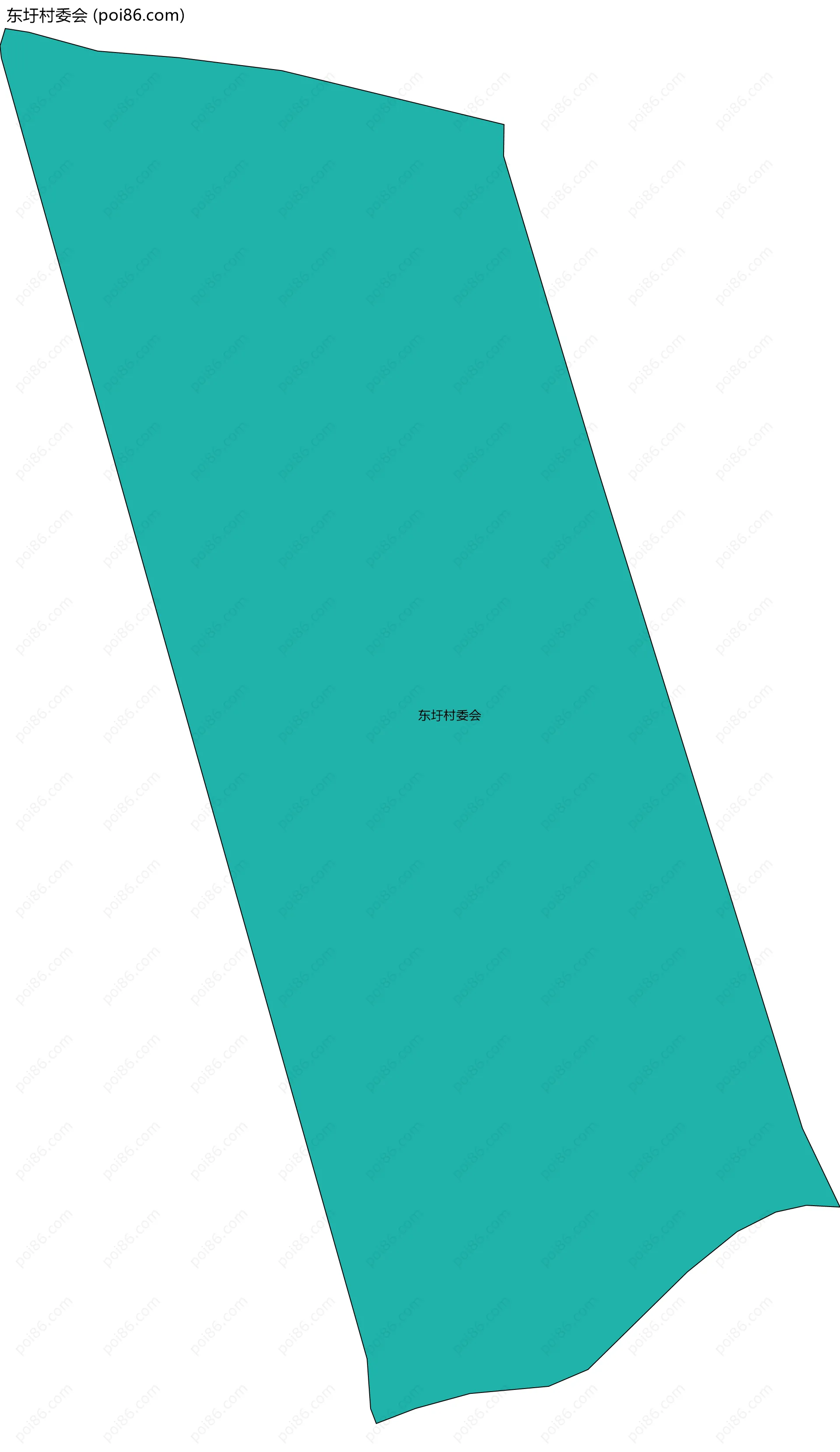 东圩村委会边界地图