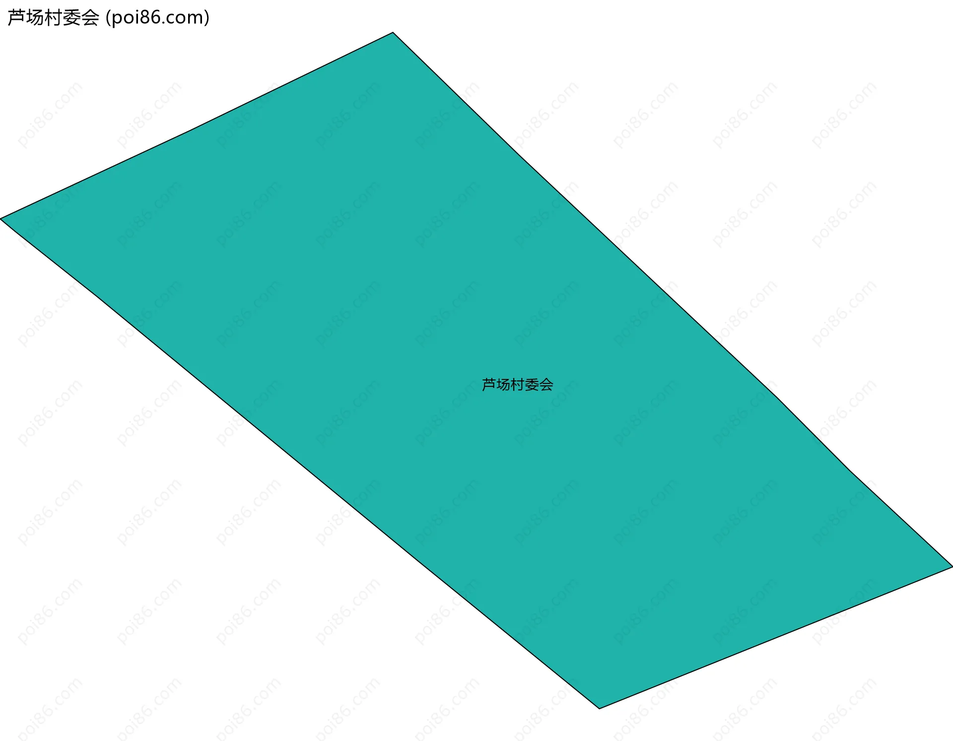 芦场村委会边界地图