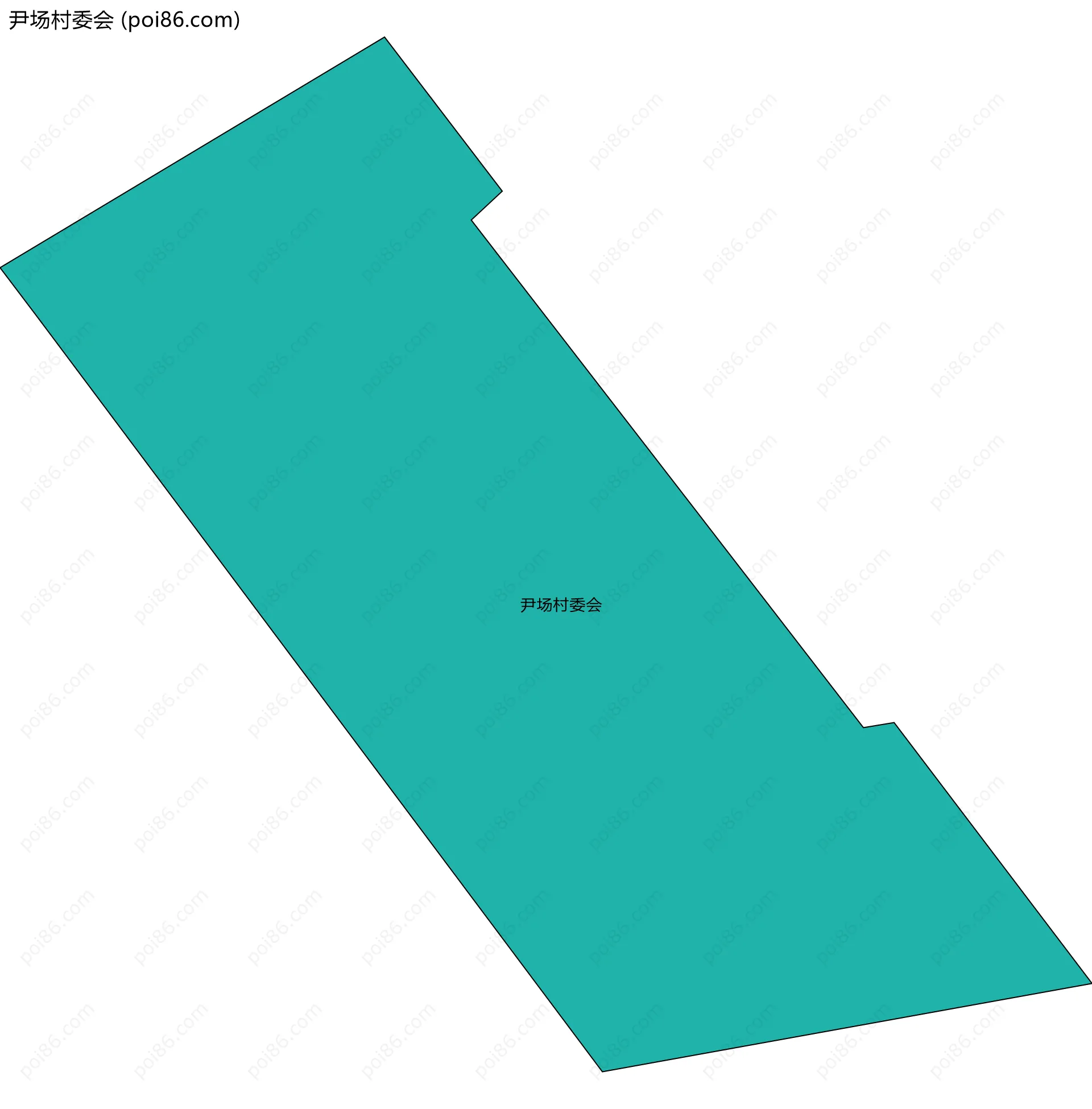 尹场村委会边界地图