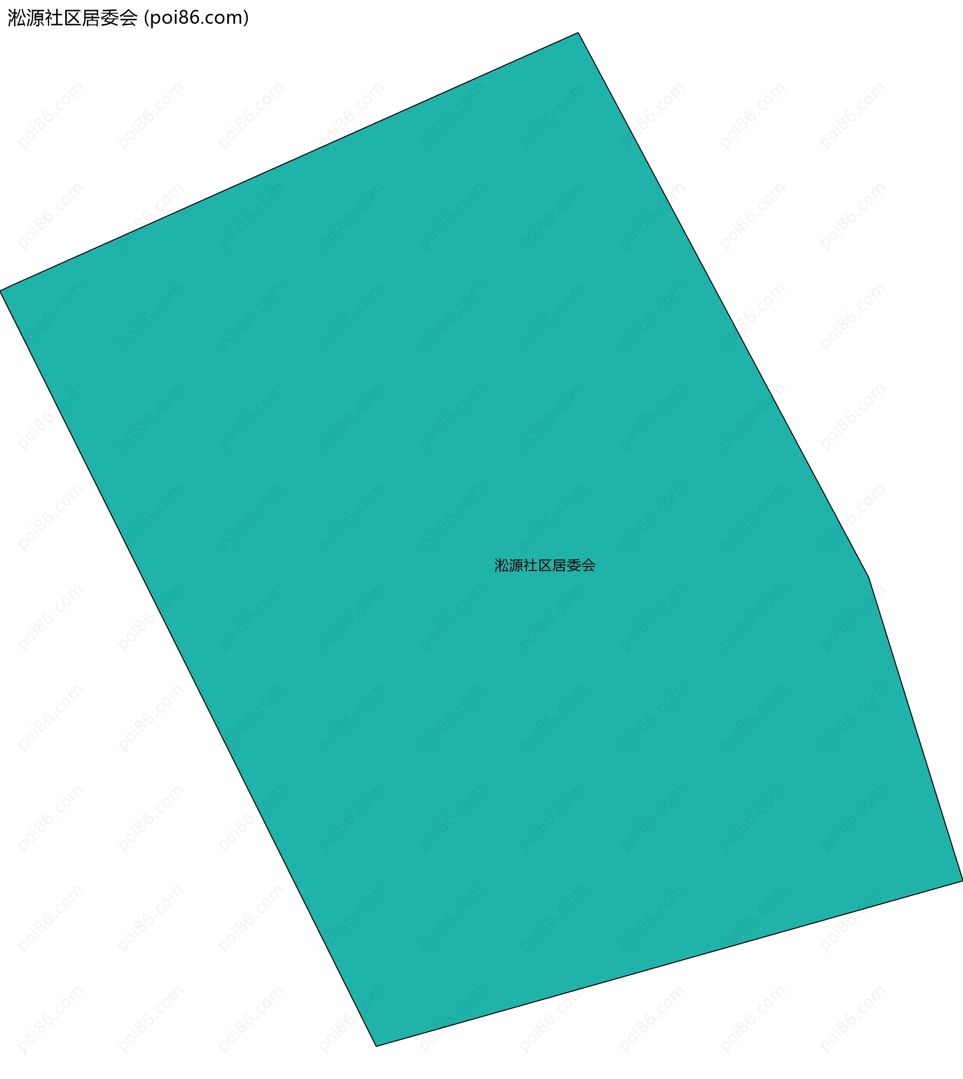 淞源社区居委会边界地图