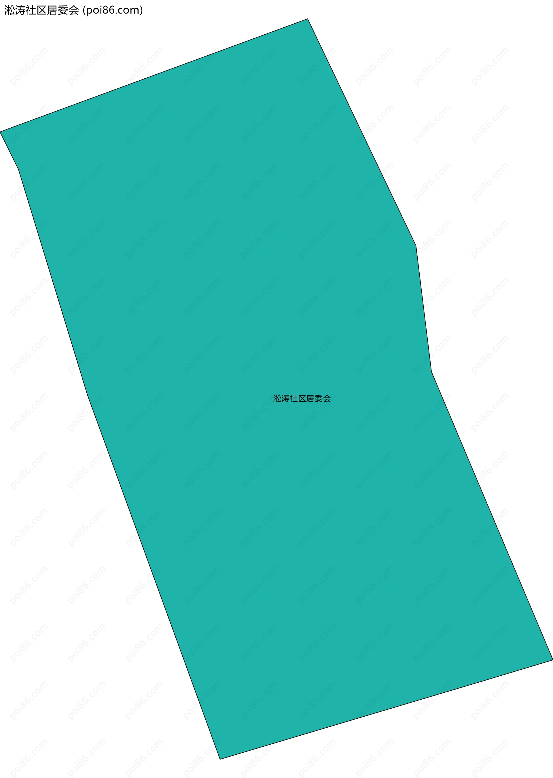 淞涛社区居委会边界地图