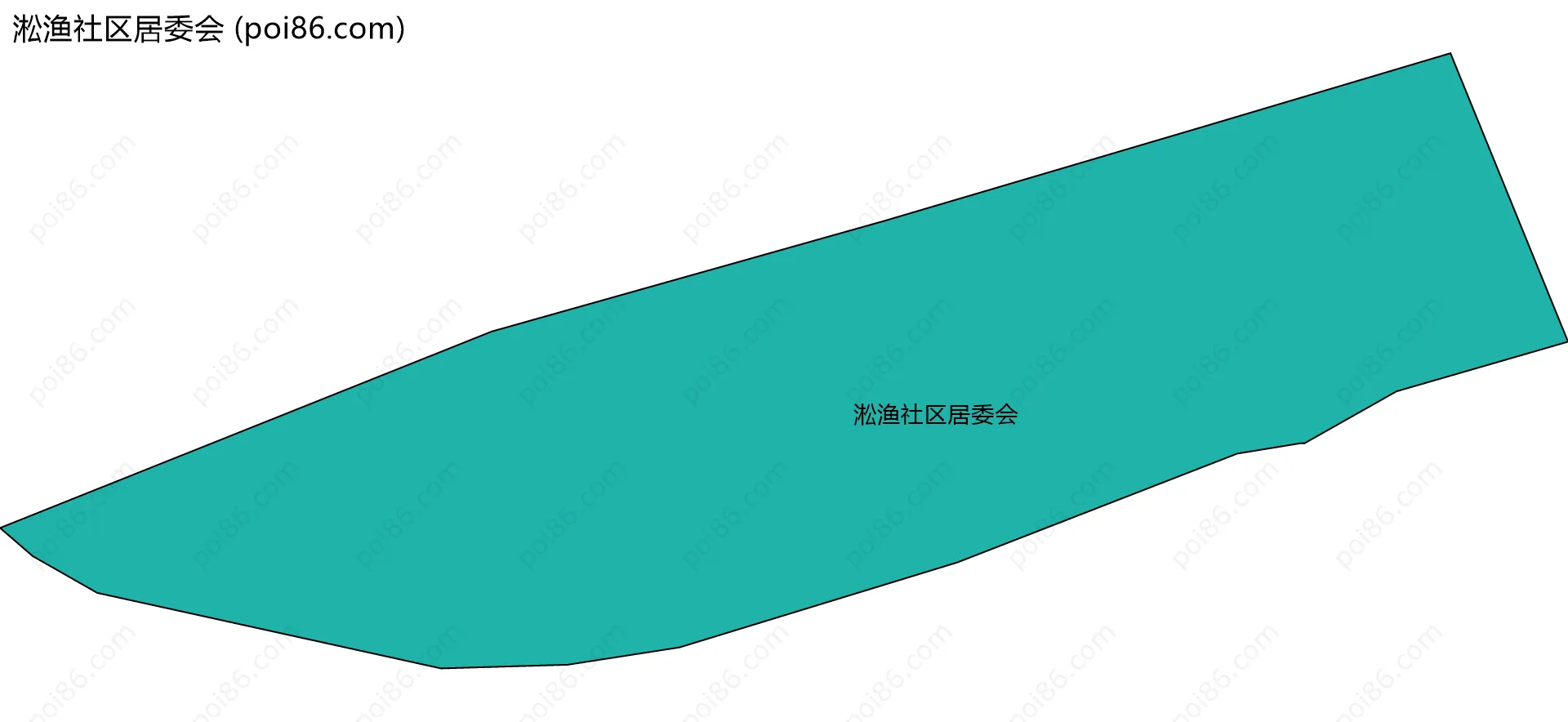 淞渔社区居委会边界地图