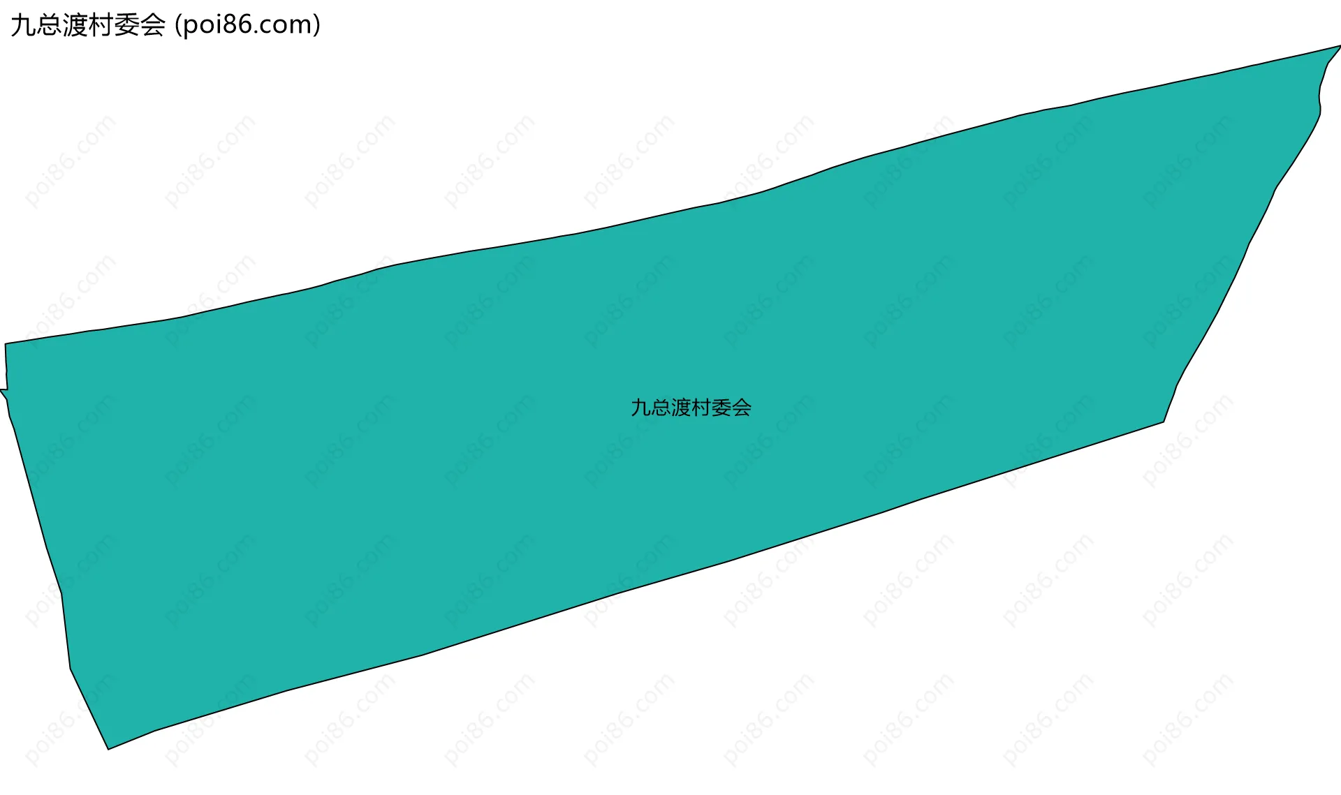 九总渡村委会边界地图