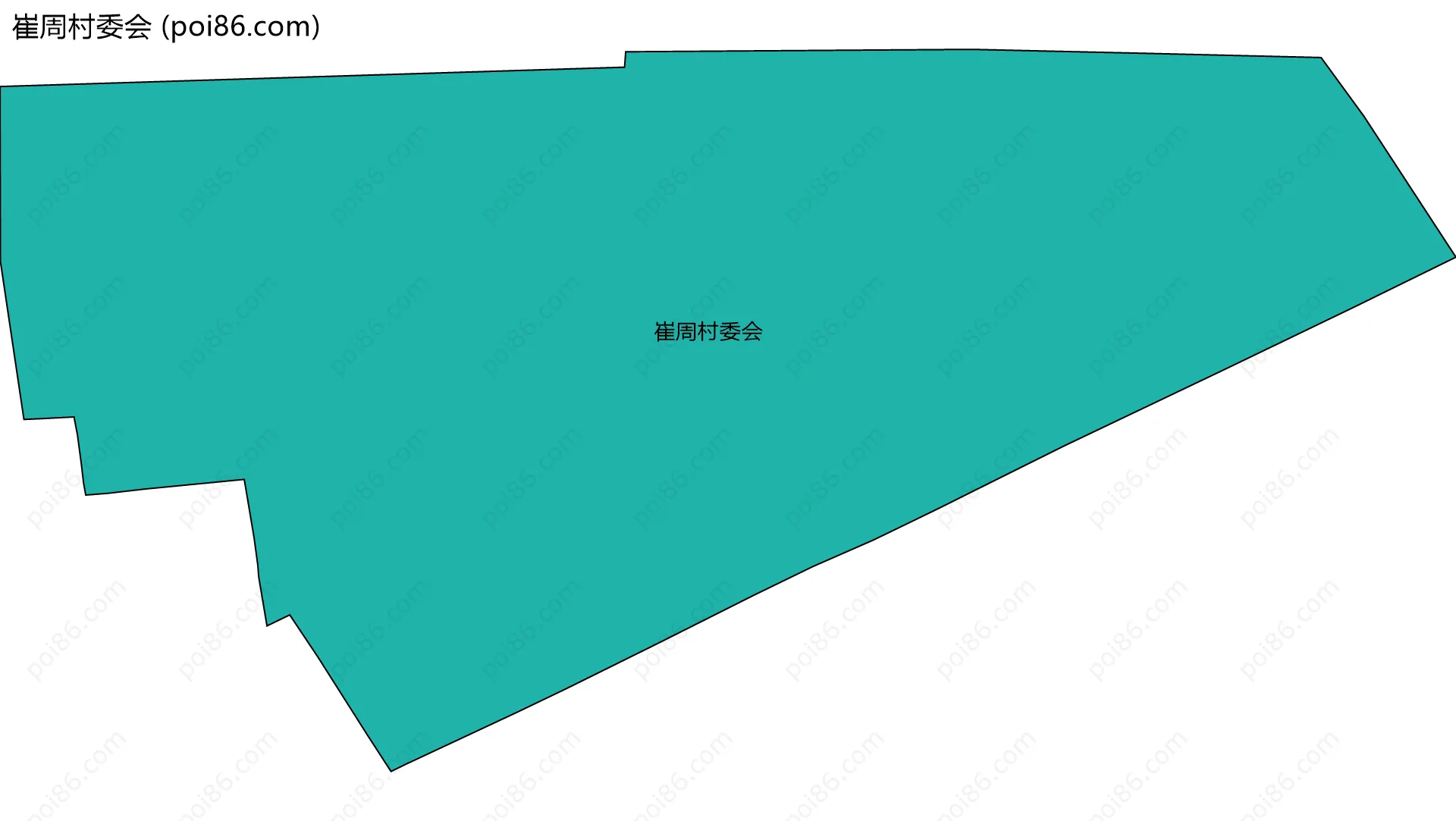 崔周村委会边界地图