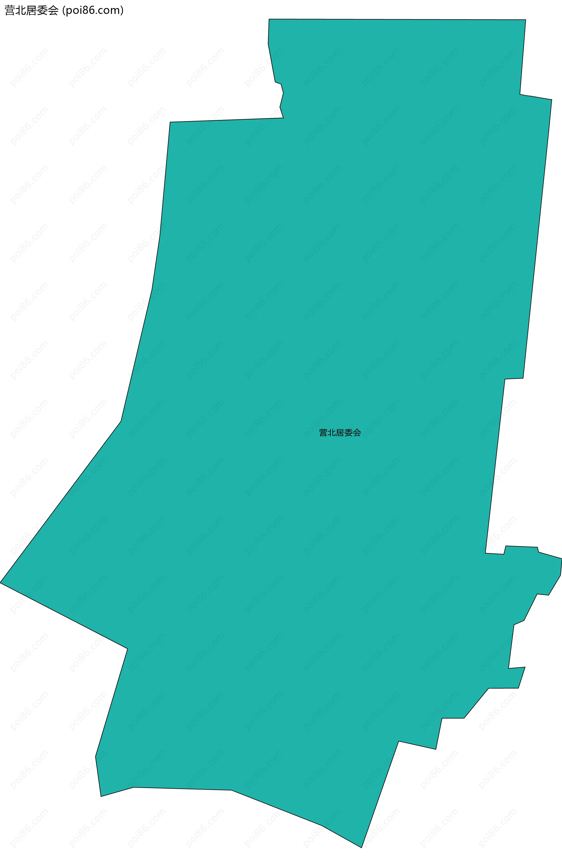 营北居委会边界地图