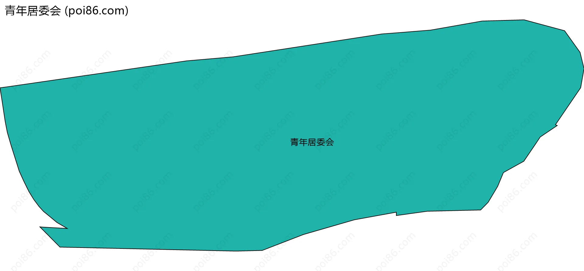 青年居委会边界地图
