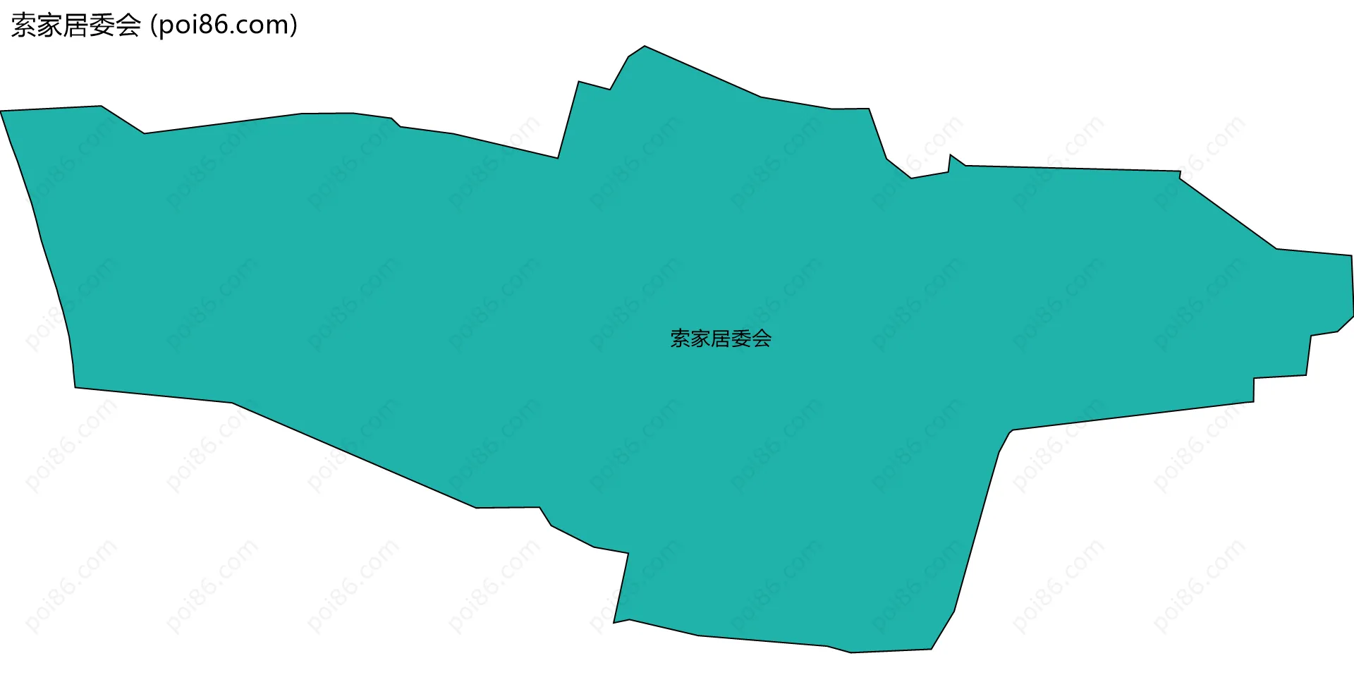 索家居委会边界地图