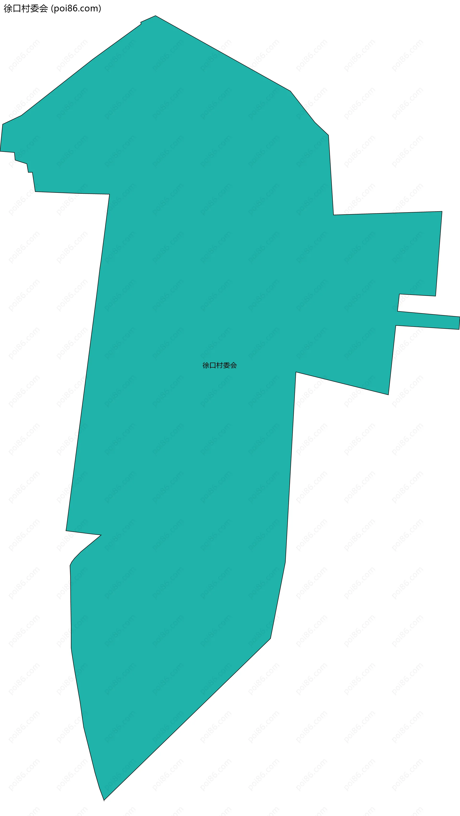 徐口村委会边界地图