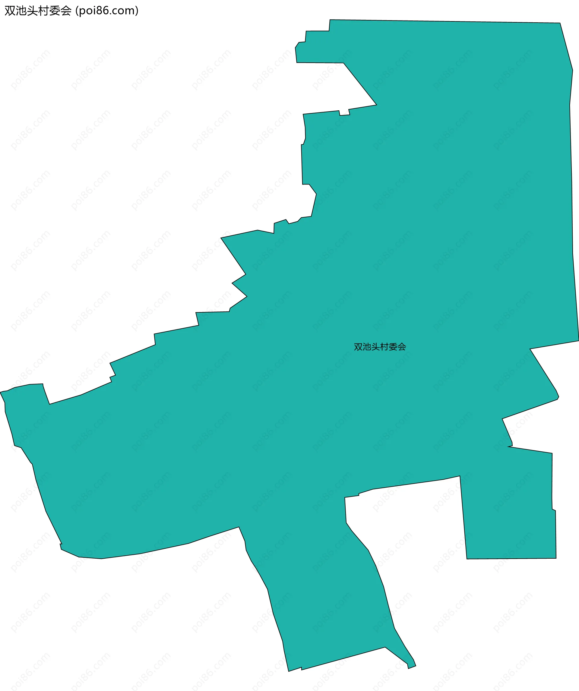 双池头村委会边界地图
