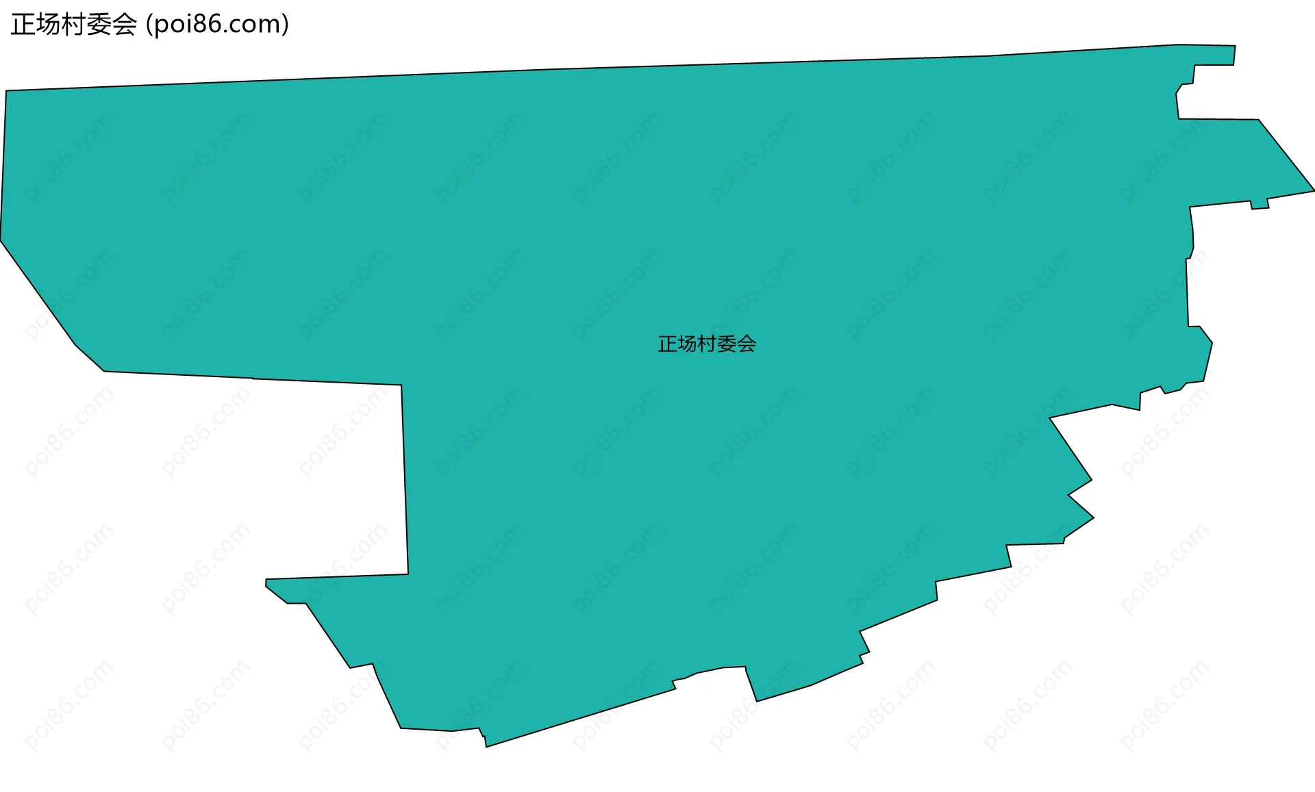 正场村委会边界地图