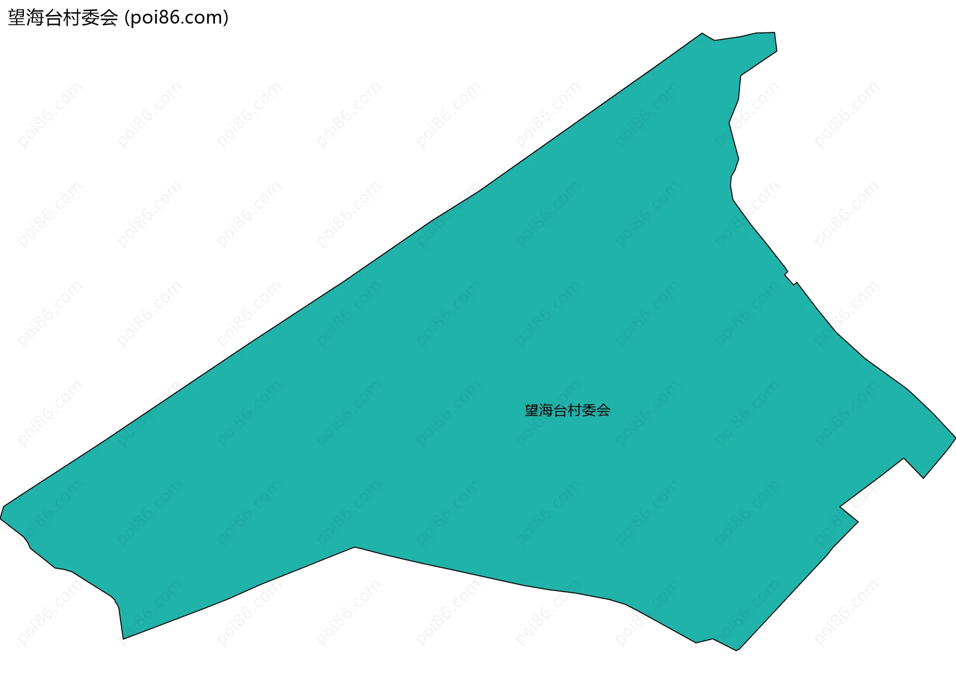 望海台村委会边界地图