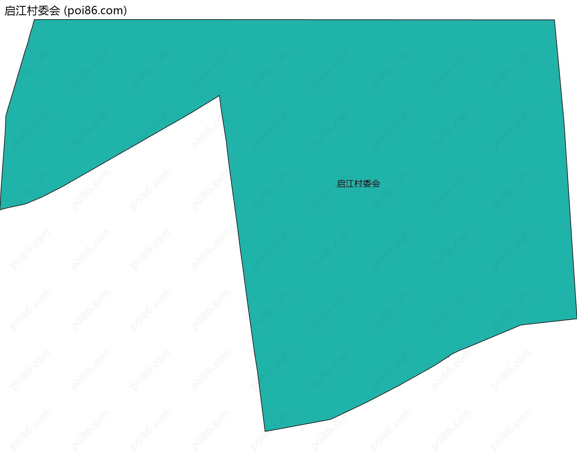 启江村委会边界地图