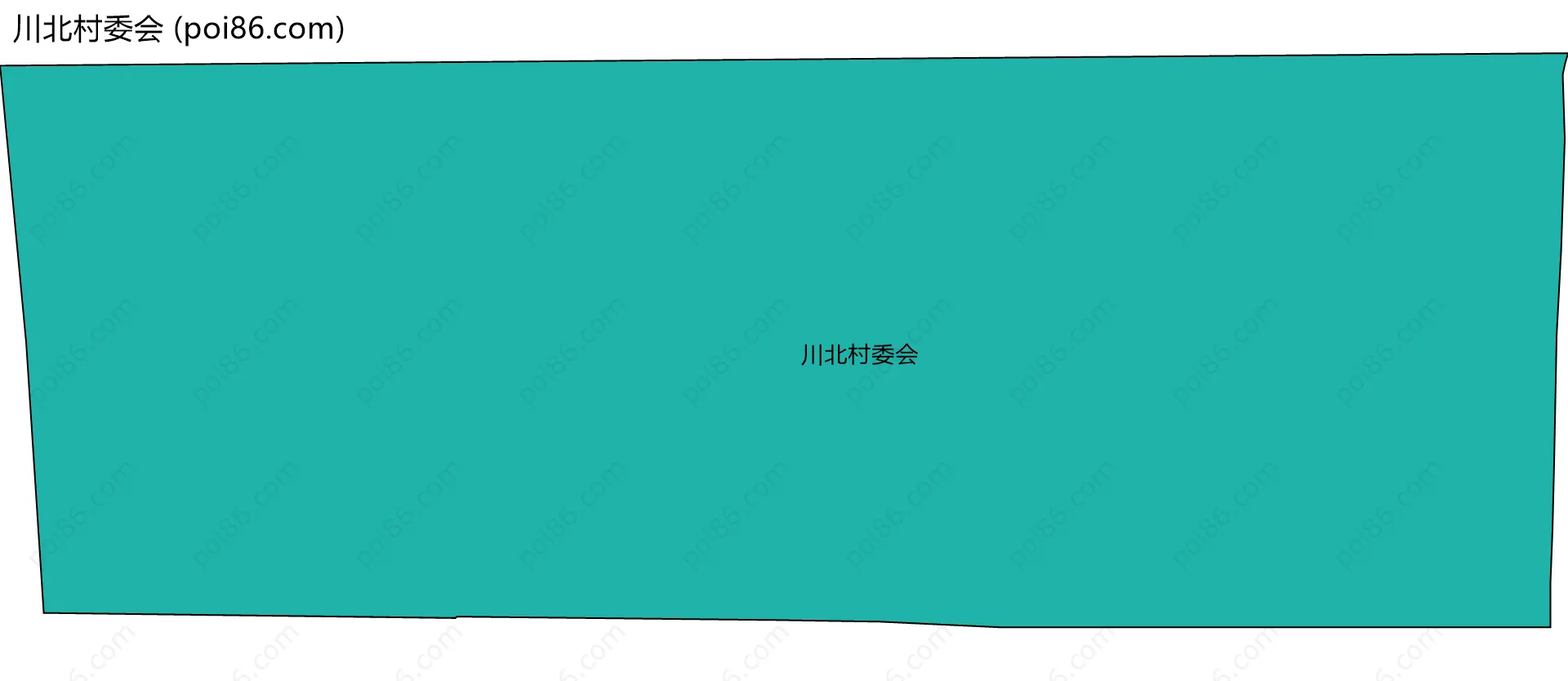 川北村委会边界地图