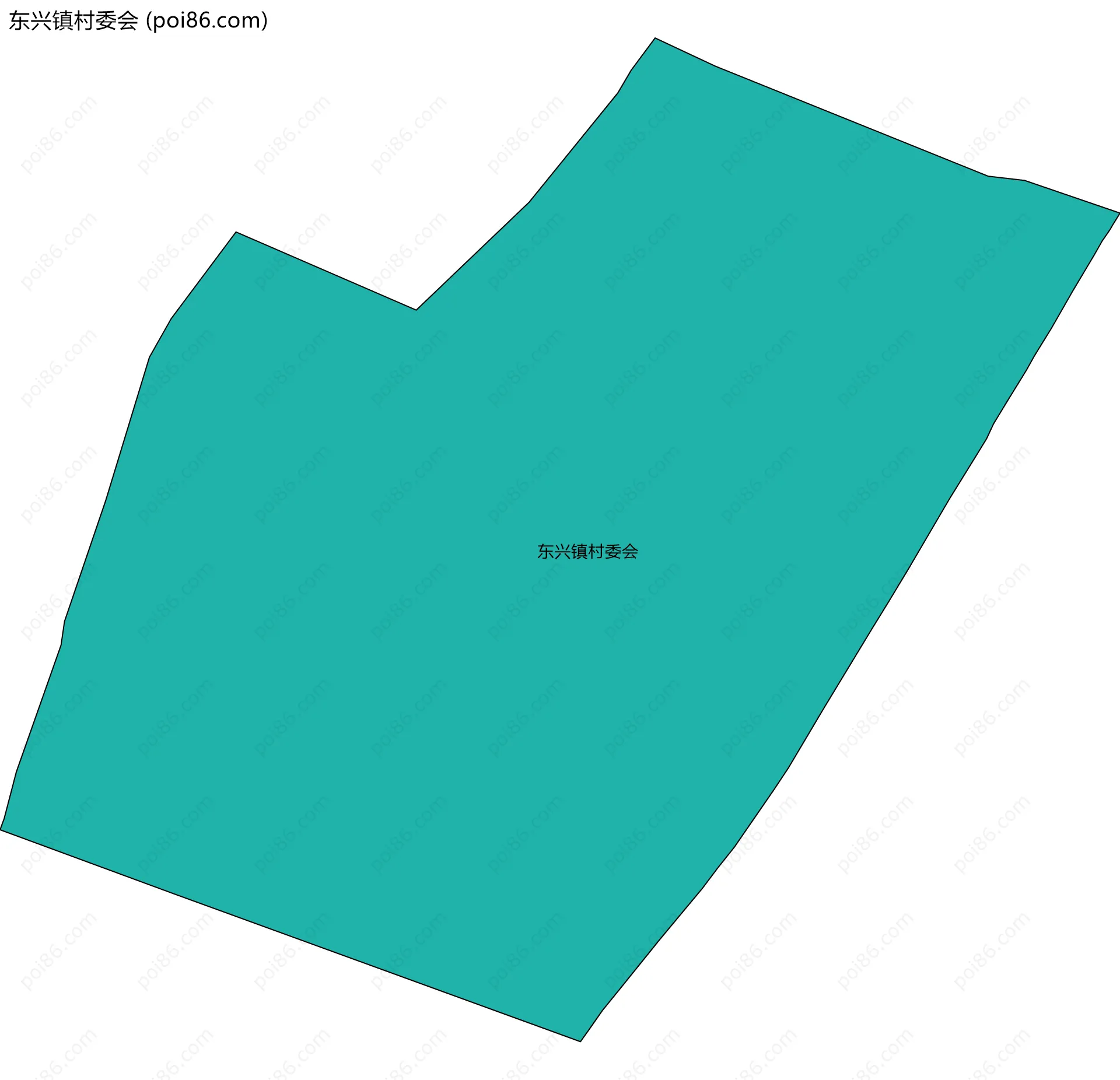 东兴镇村委会边界地图
