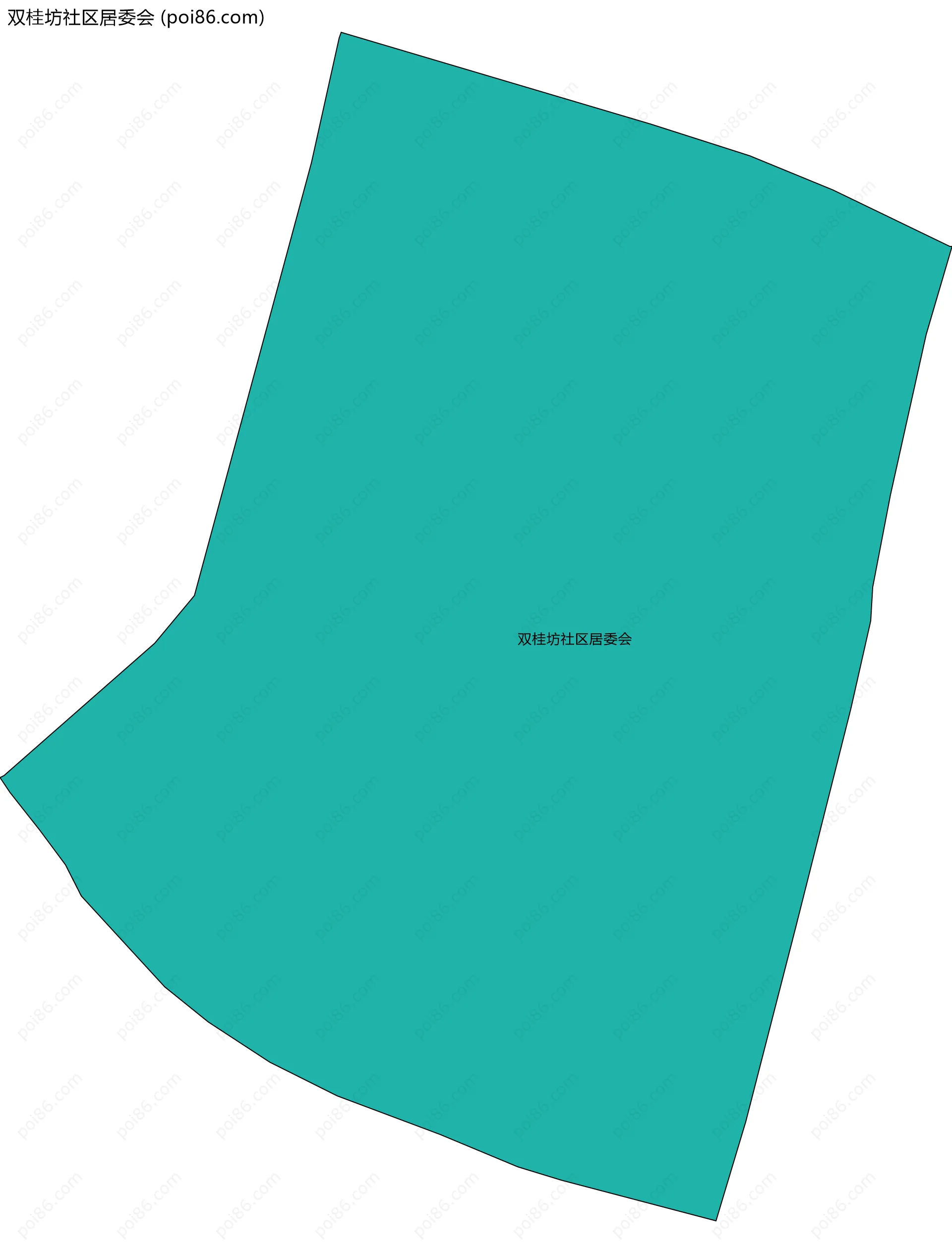 双桂坊社区居委会边界地图