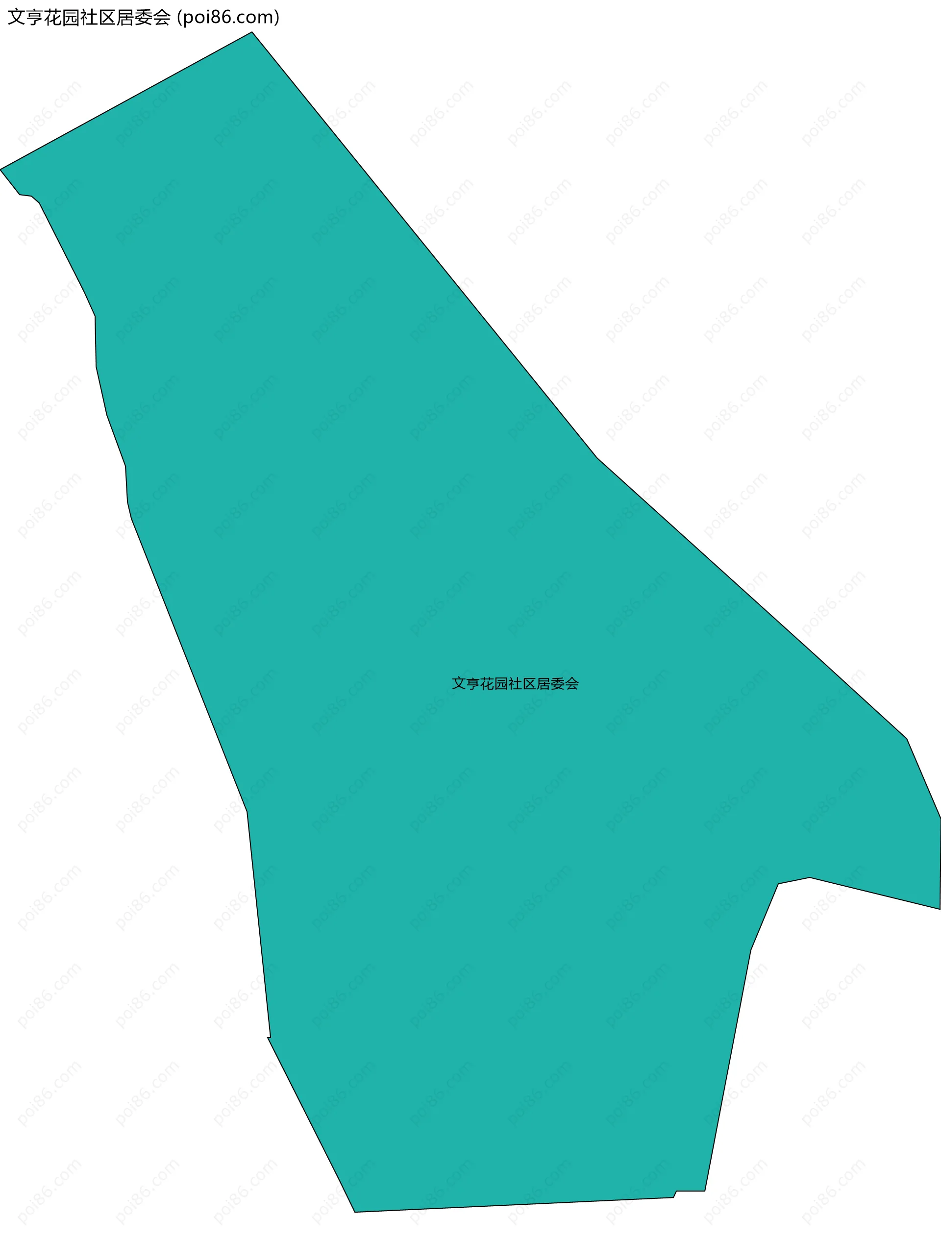 文亨花园社区居委会边界地图