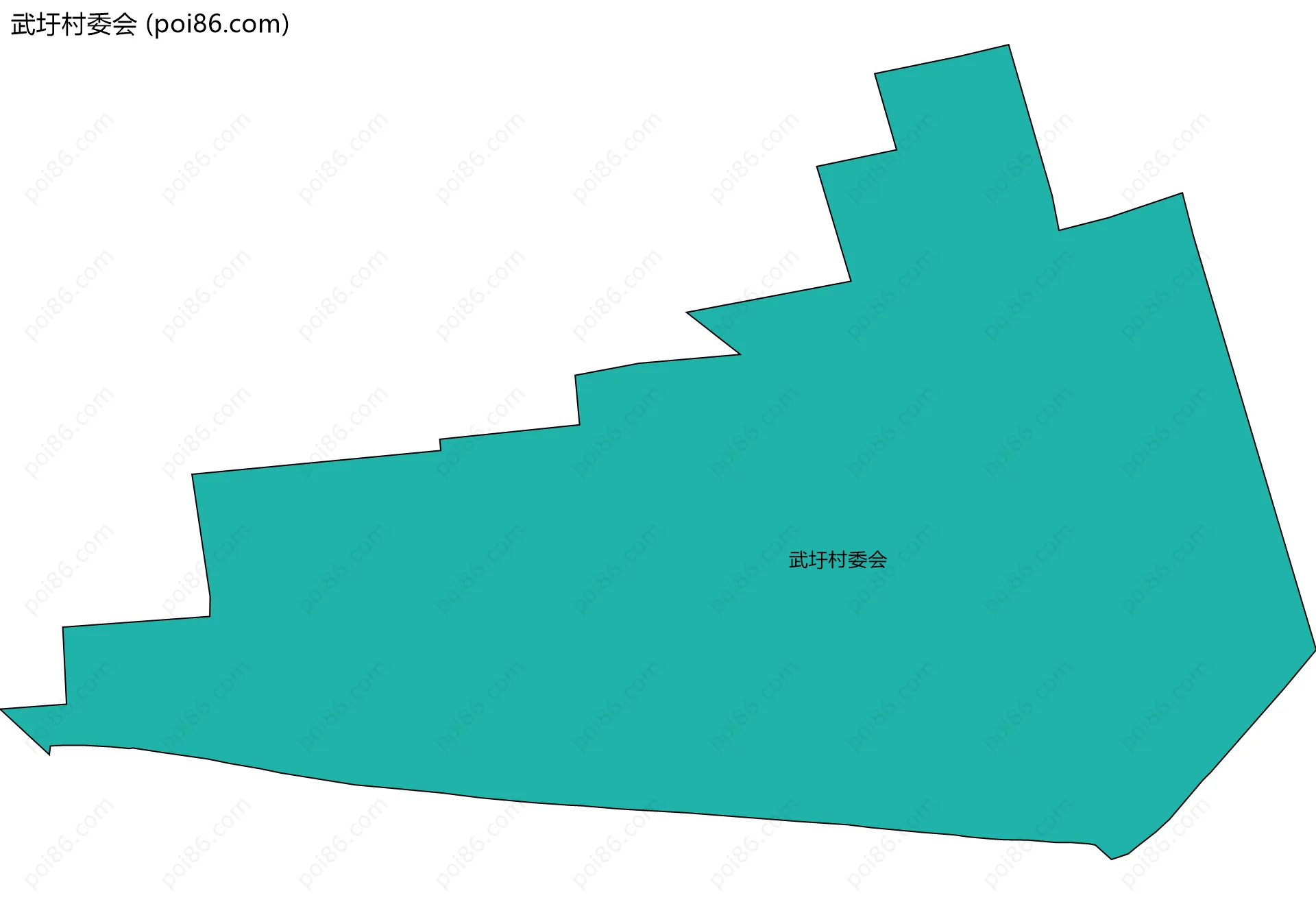 武圩村委会边界地图