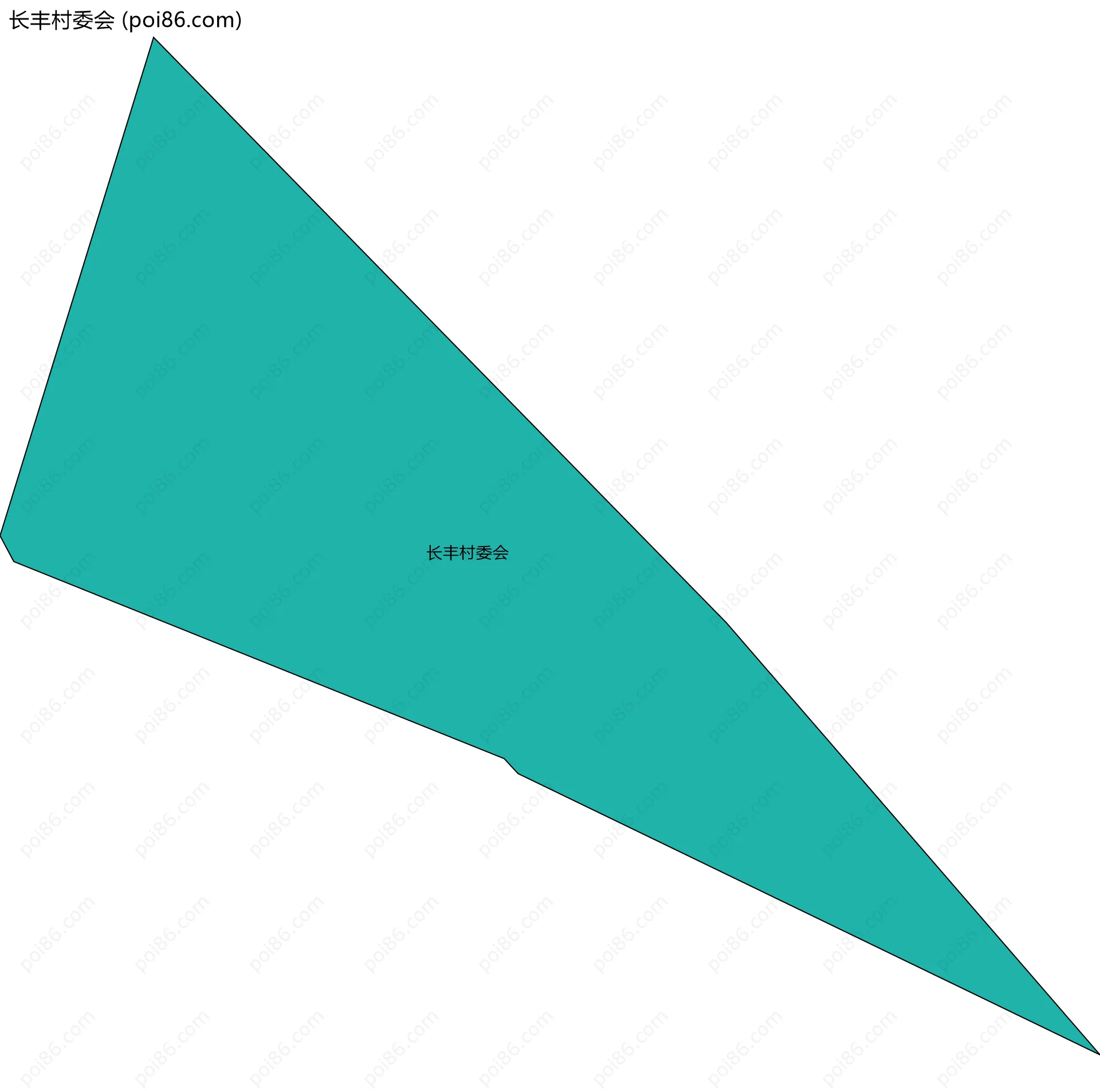 长丰村委会边界地图