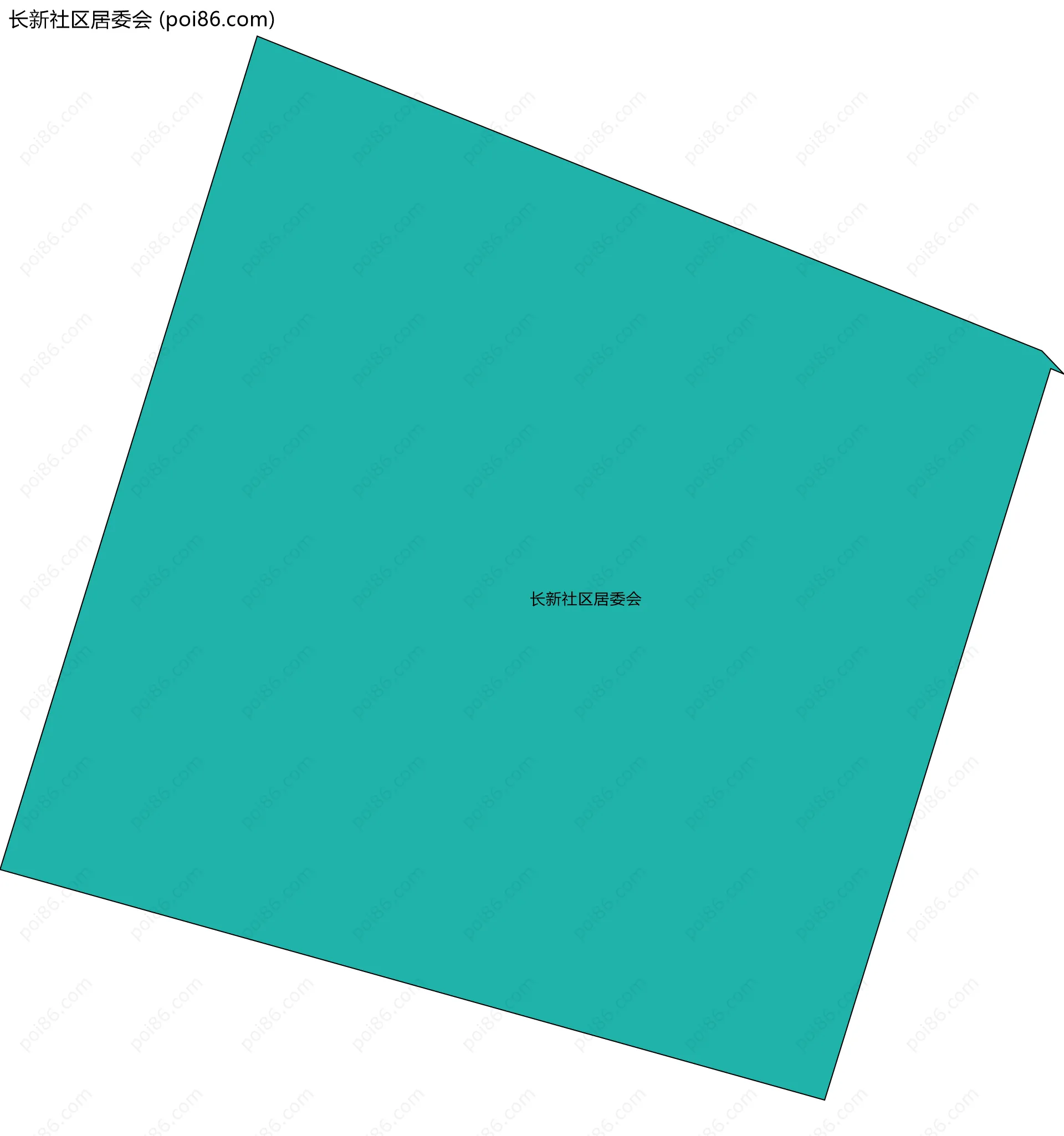 长新社区居委会边界地图