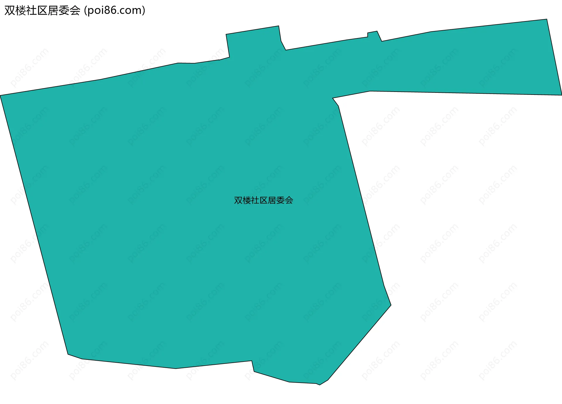双楼社区居委会边界地图