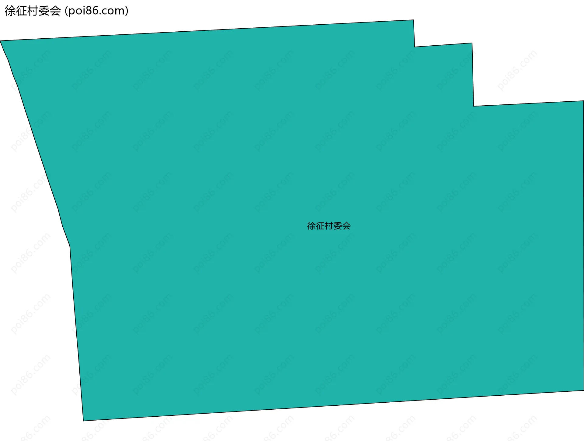徐征村委会边界地图
