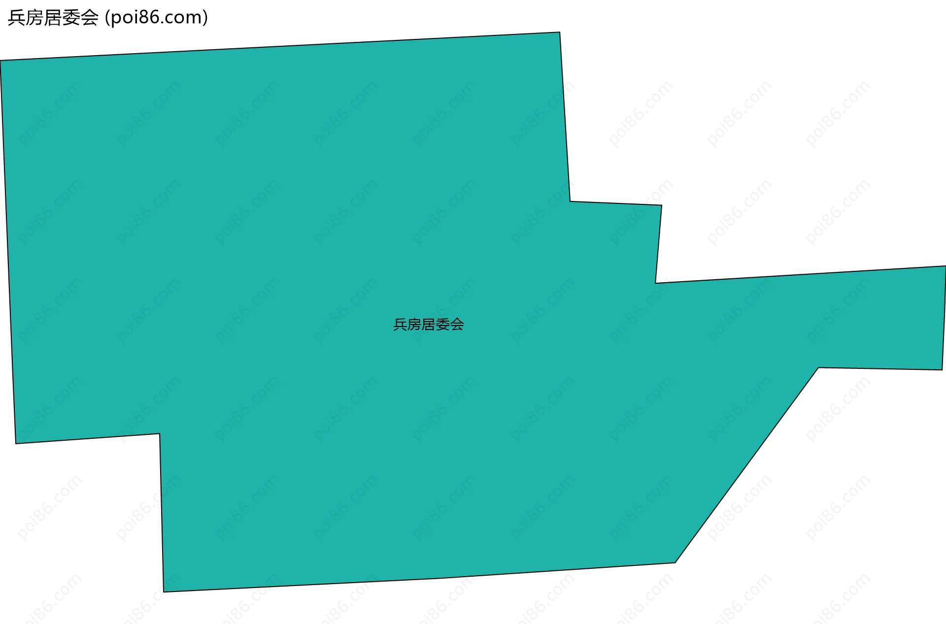 兵房居委会边界地图