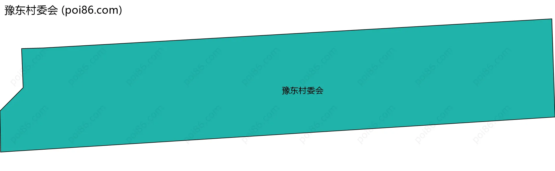 豫东村委会边界地图