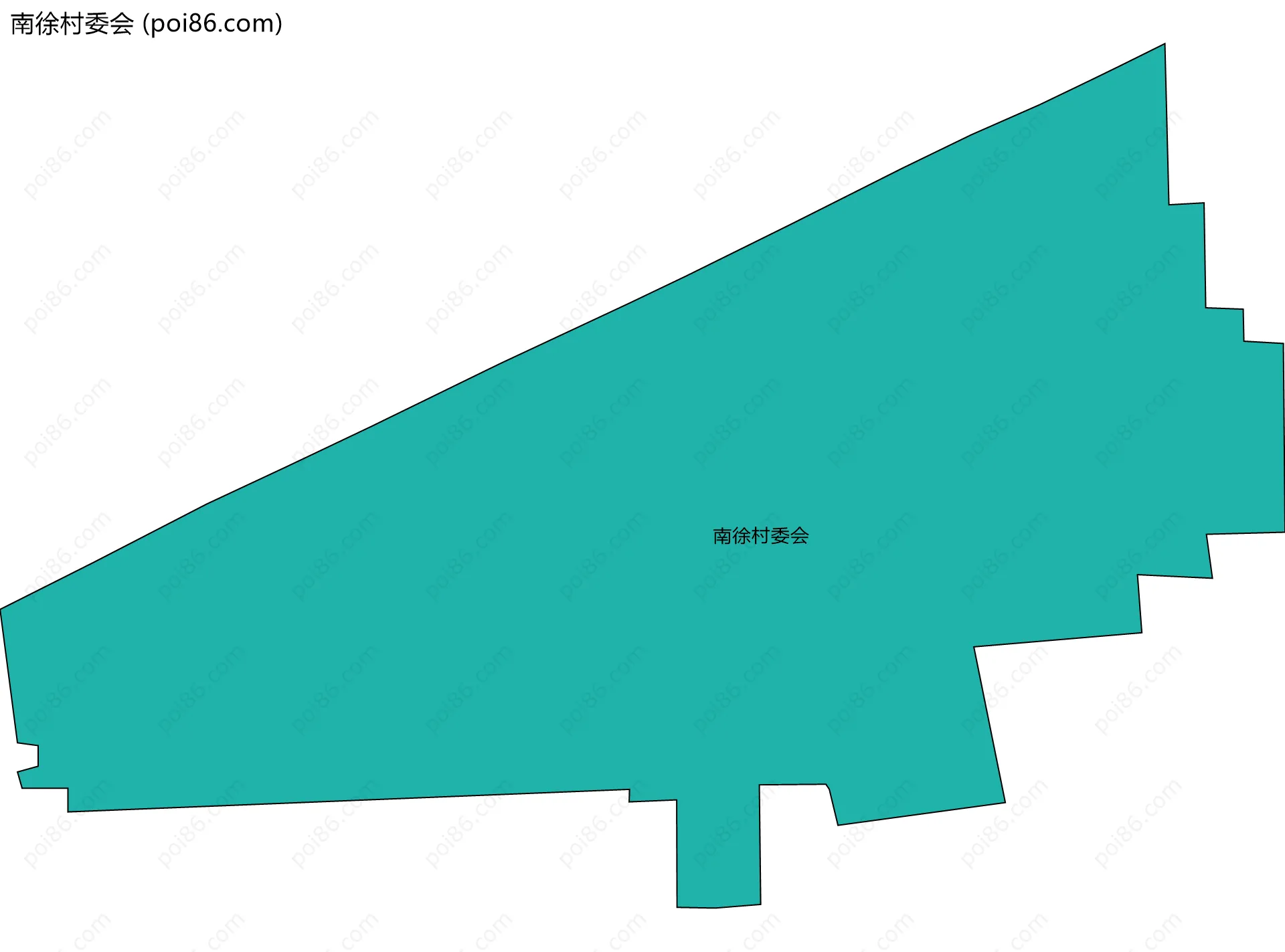 南徐村委会边界地图