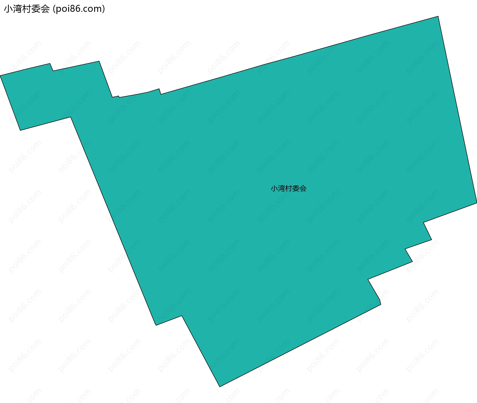 小湾村委会边界地图