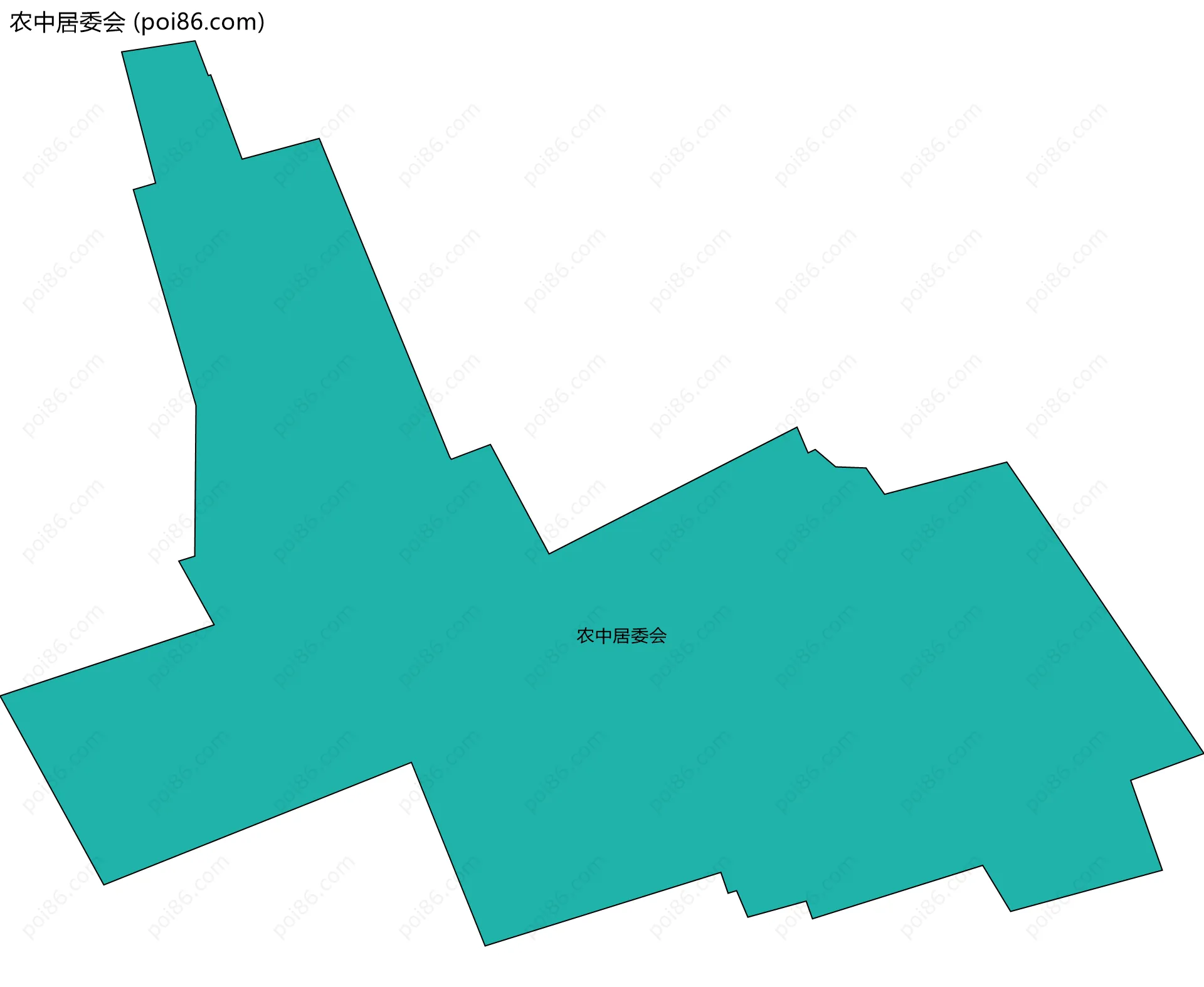 农中居委会边界地图