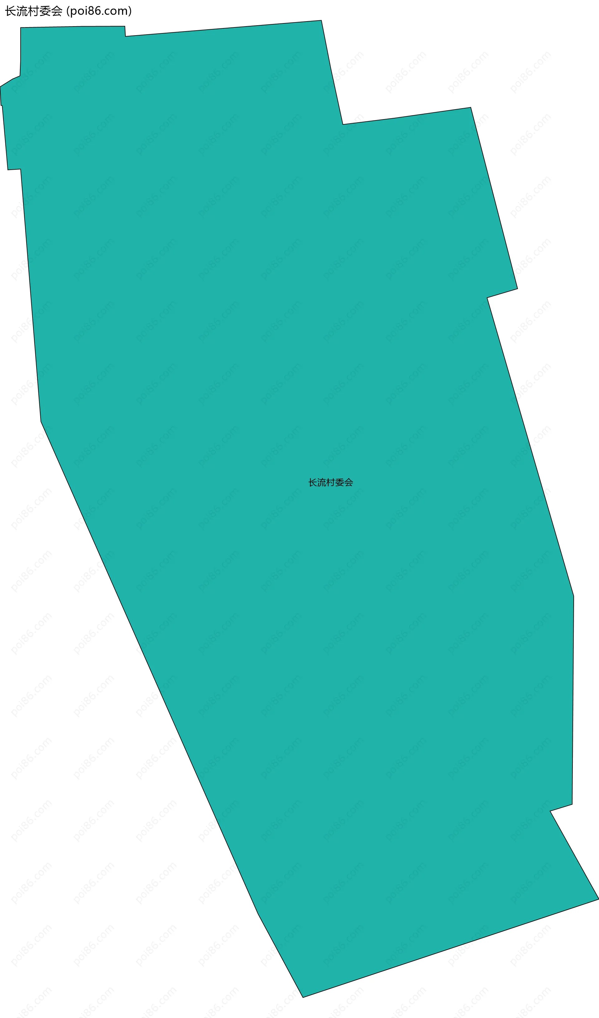 长流村委会边界地图
