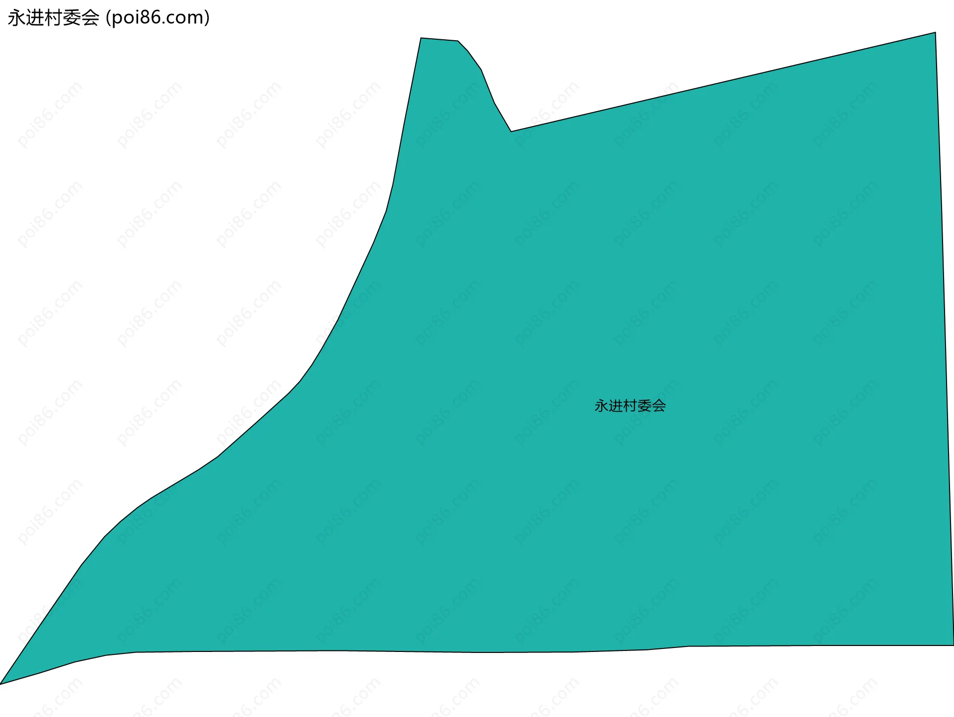 永进村委会边界地图