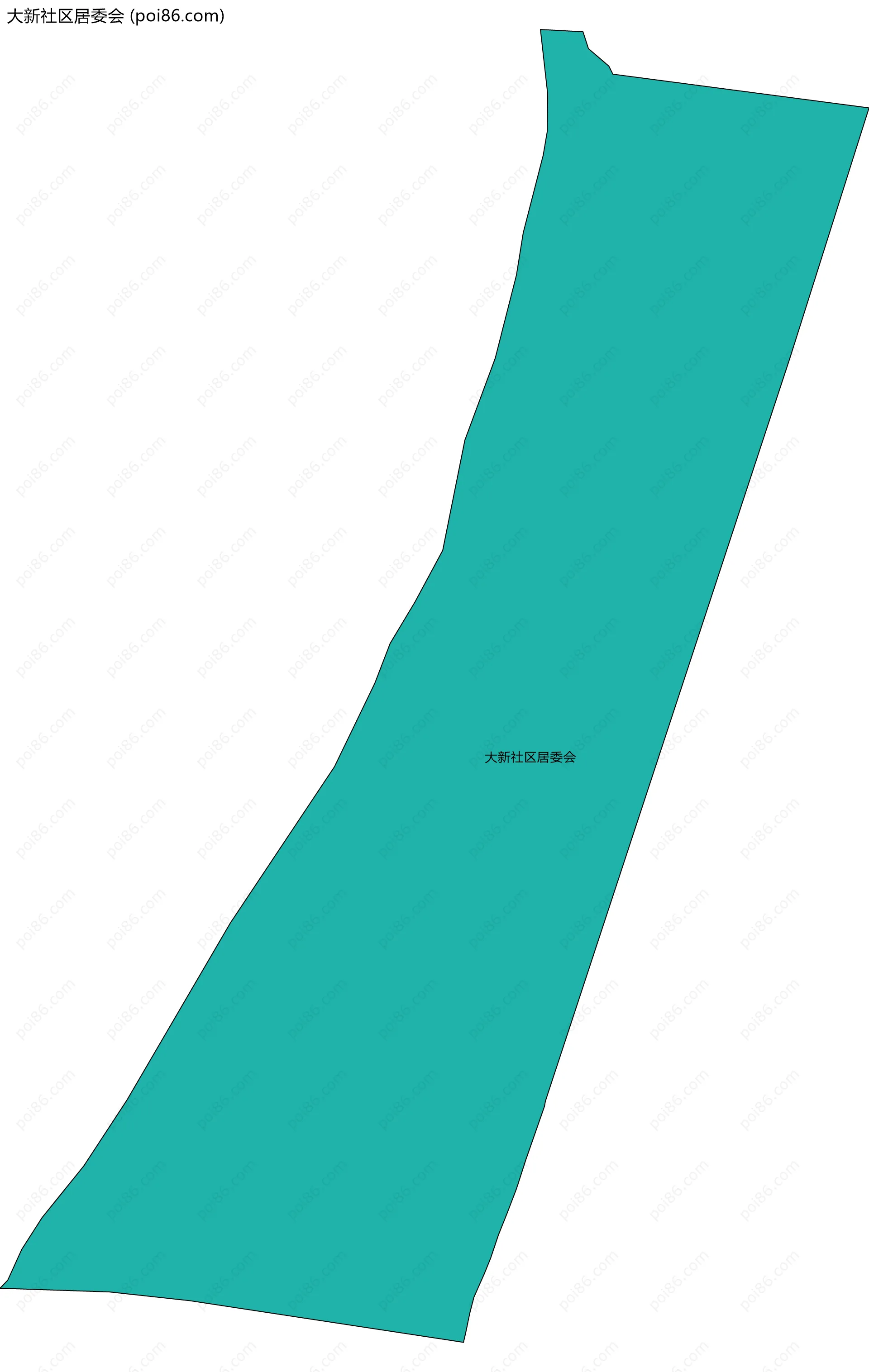 大新社区居委会边界地图