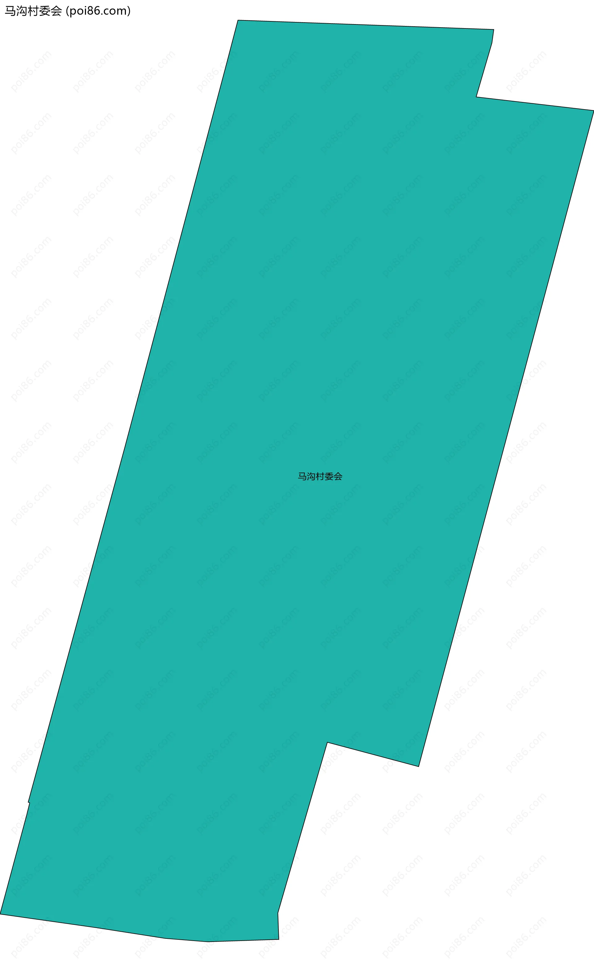 马沟村委会边界地图