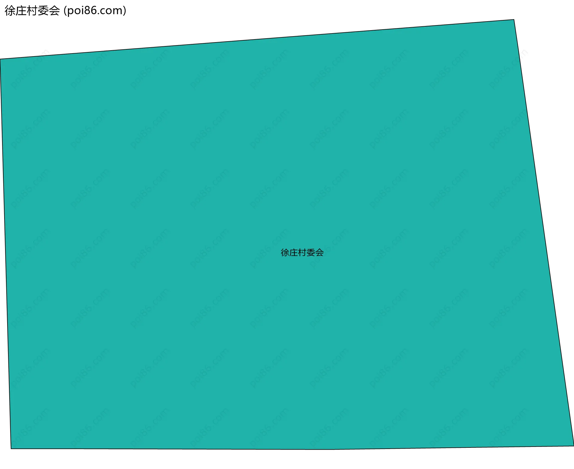 徐庄村委会边界地图