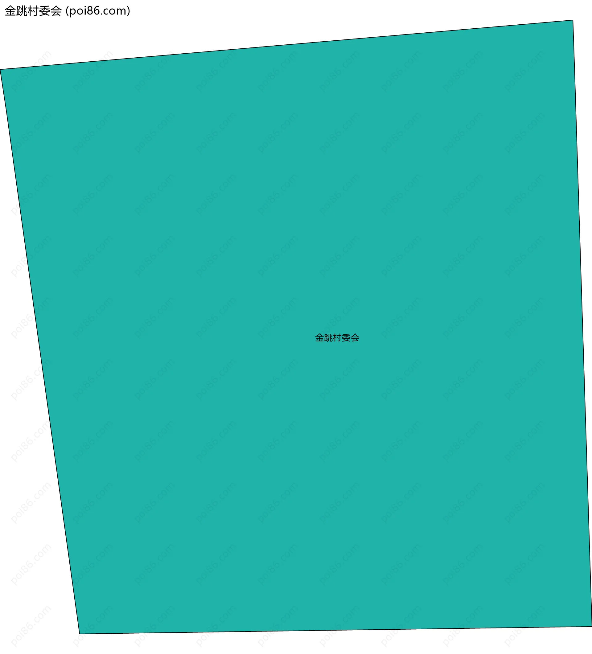 金跳村委会边界地图