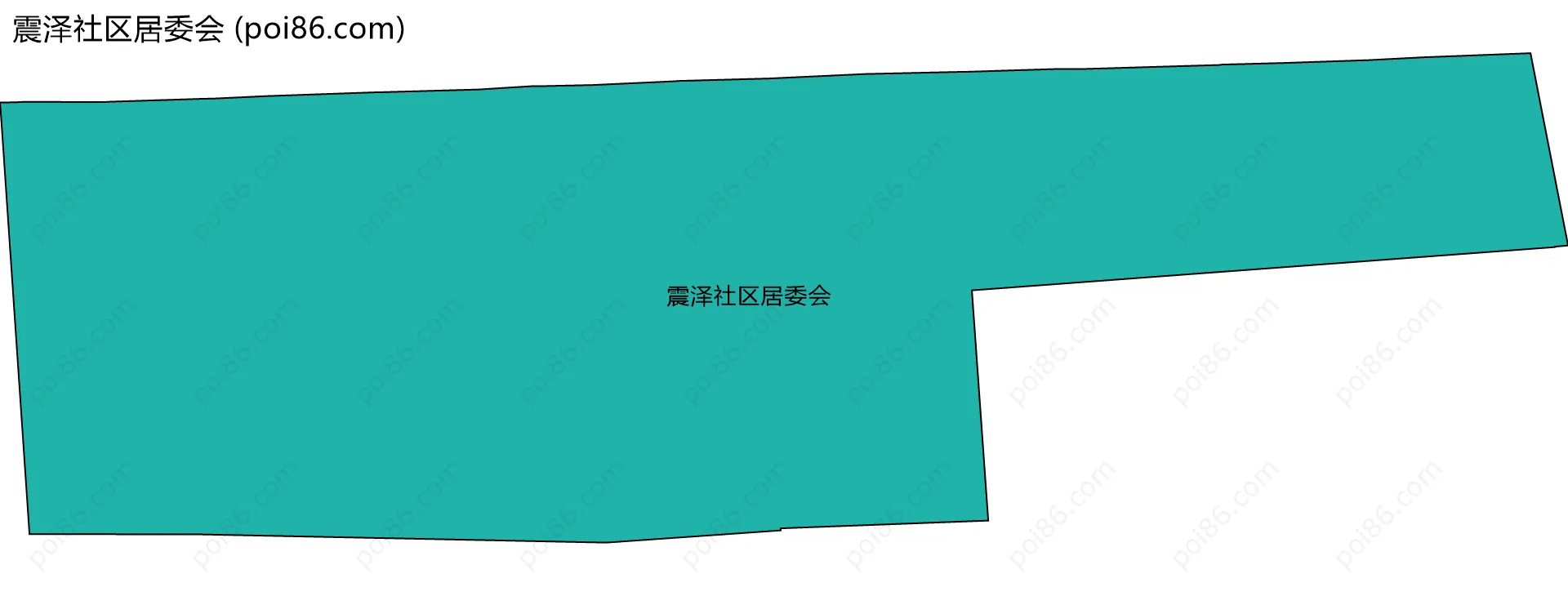 震泽社区居委会边界地图