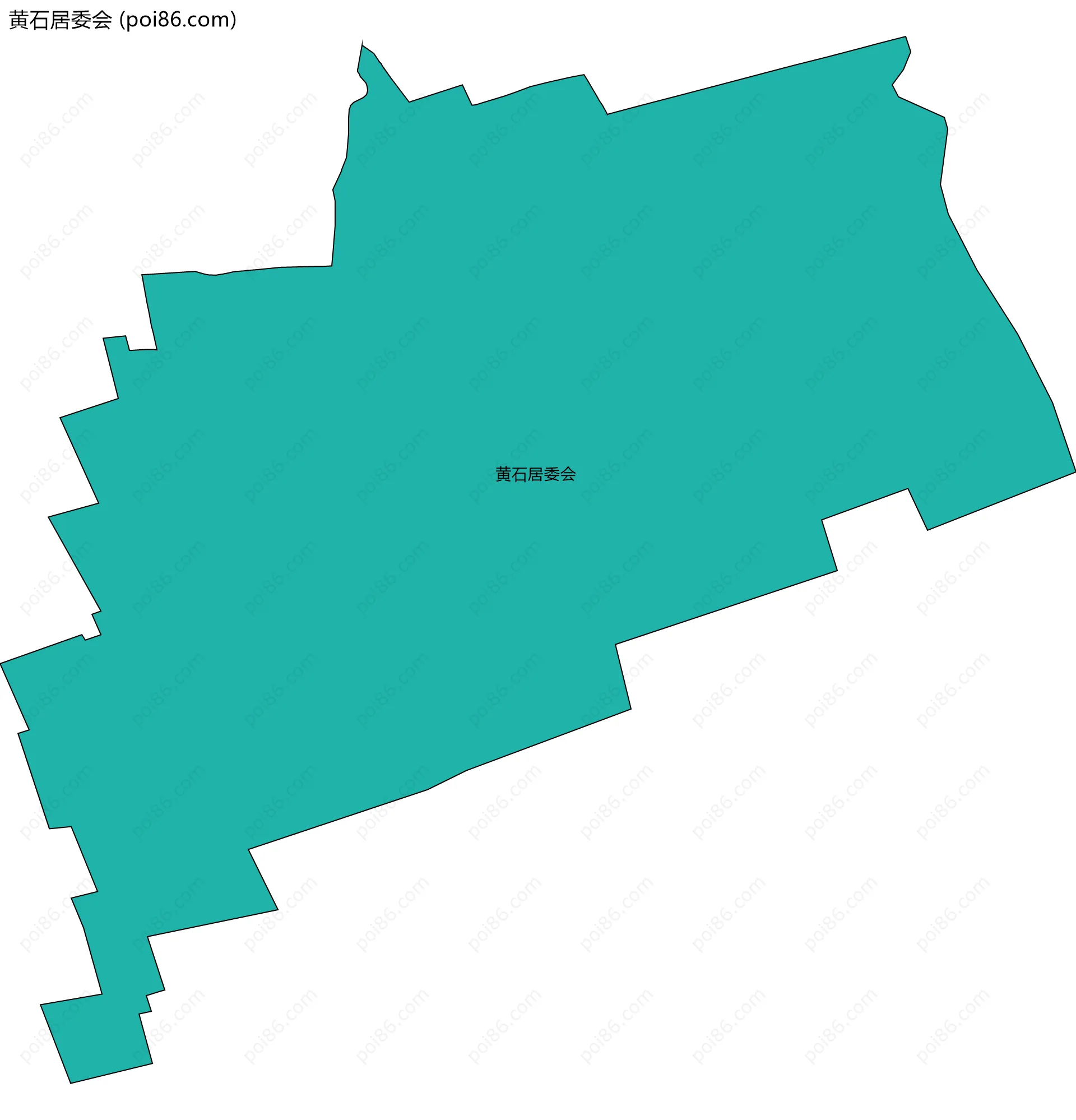 黄石居委会边界地图