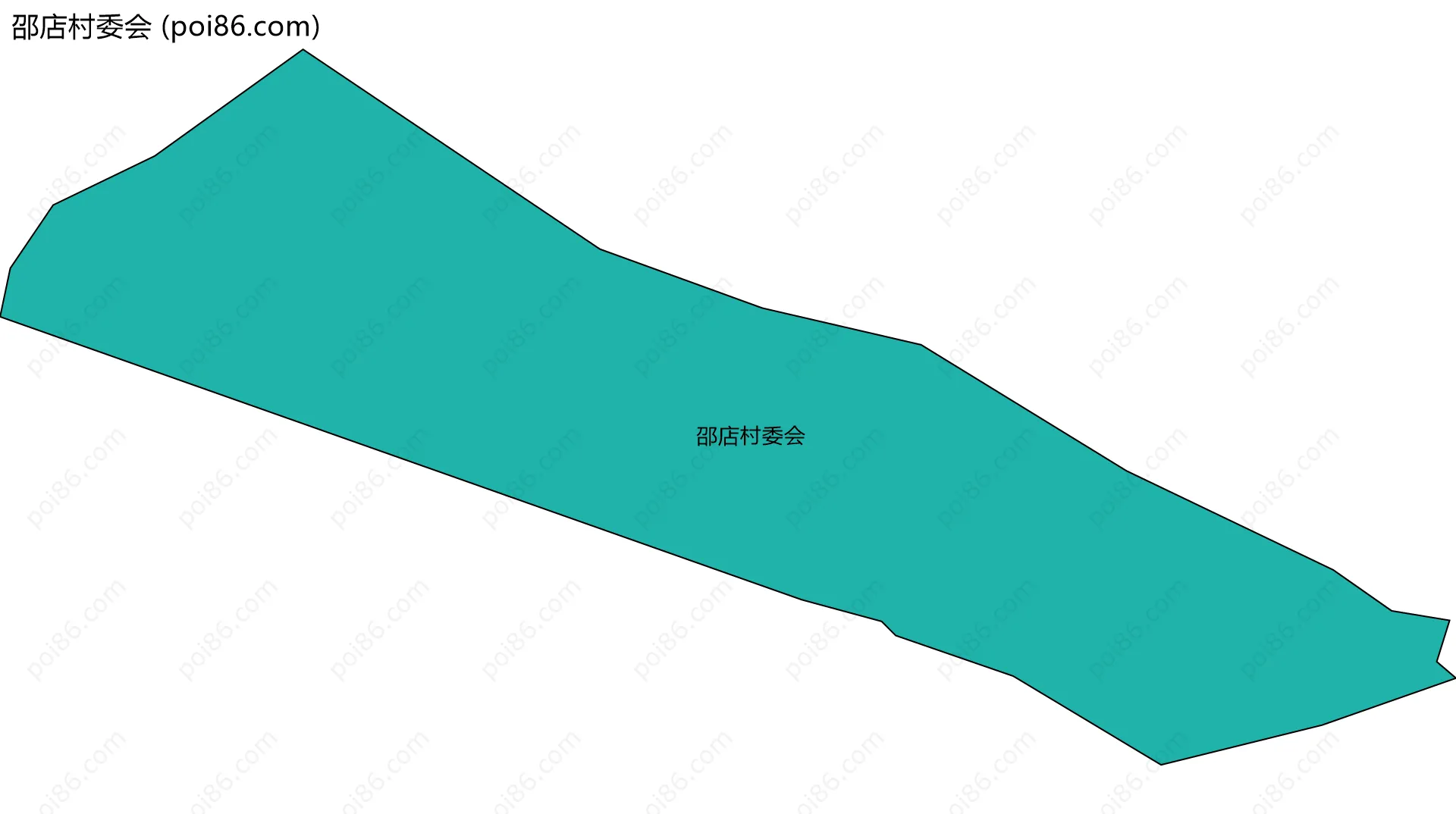 邵店村委会边界地图