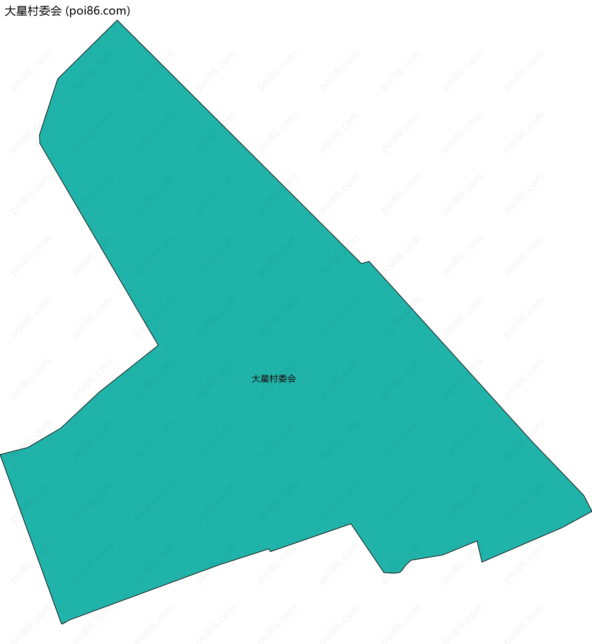 大星村委会边界地图