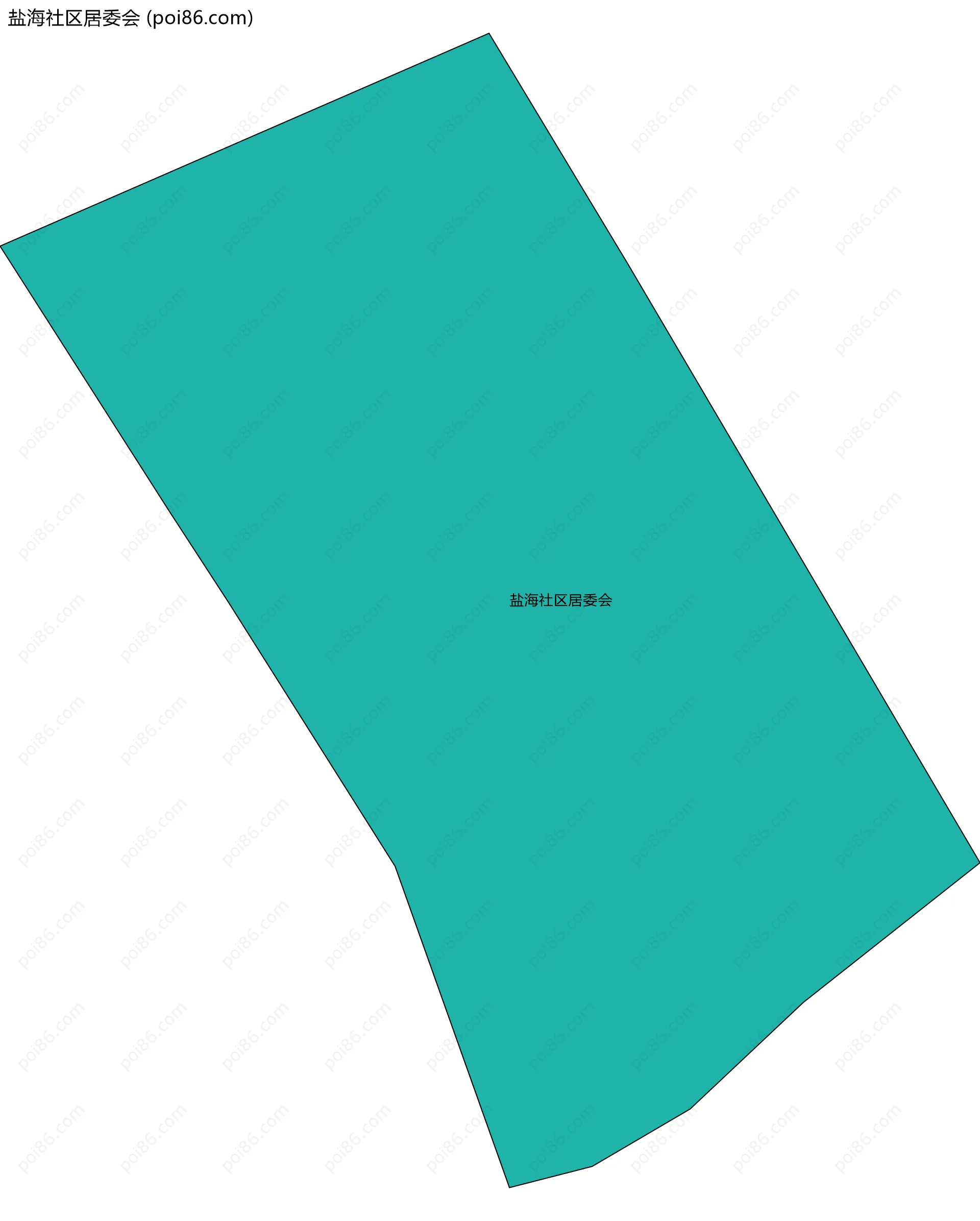 盐海社区居委会边界地图