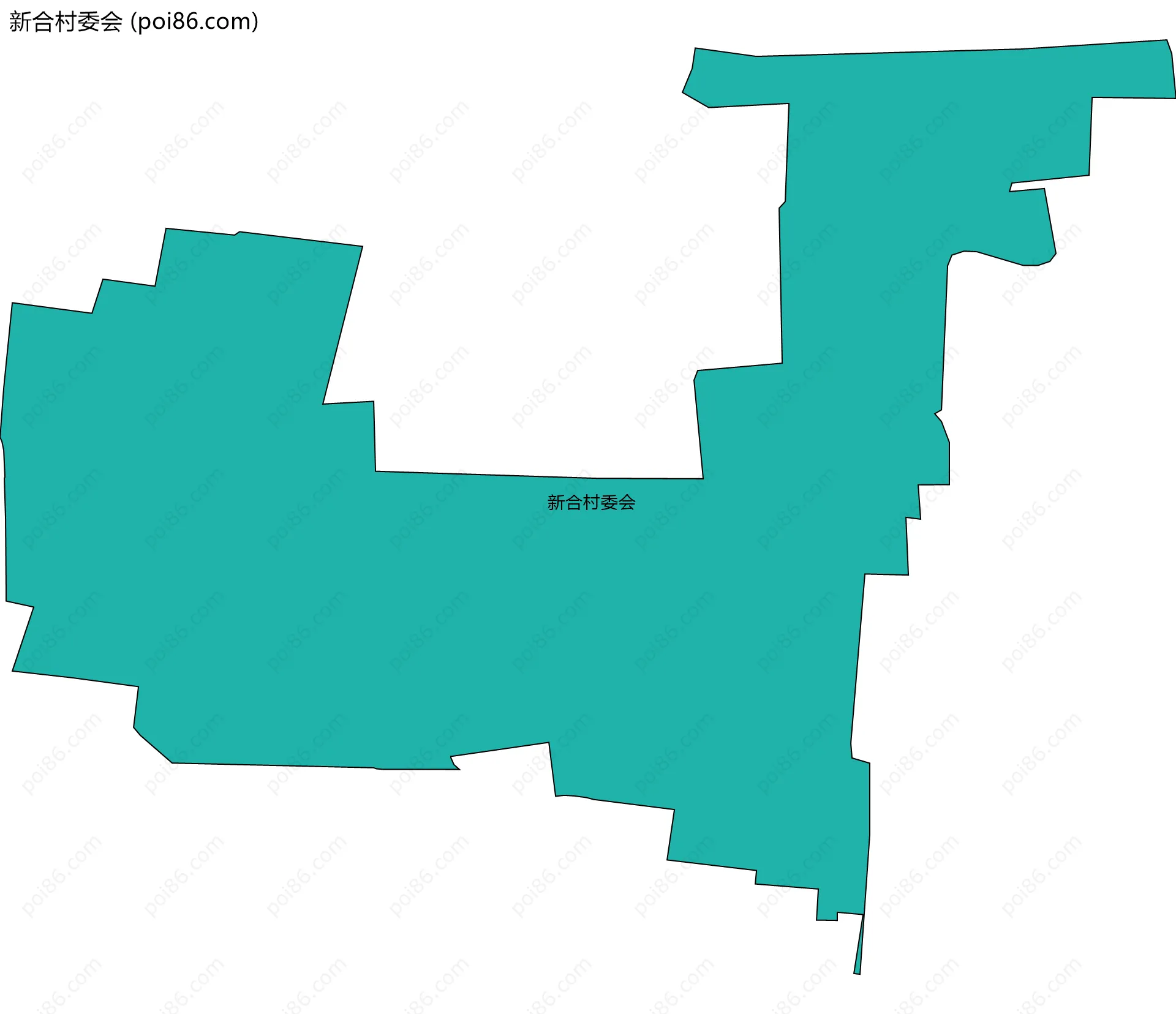 新合村委会边界地图