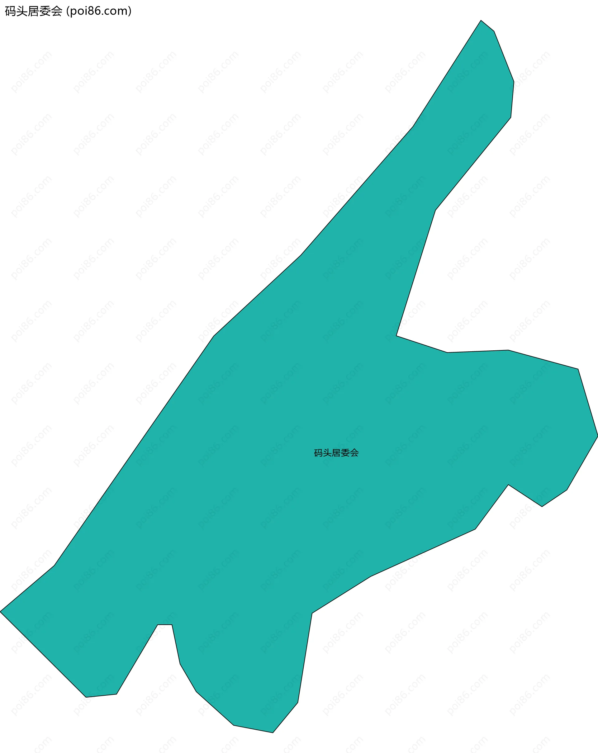 码头居委会边界地图