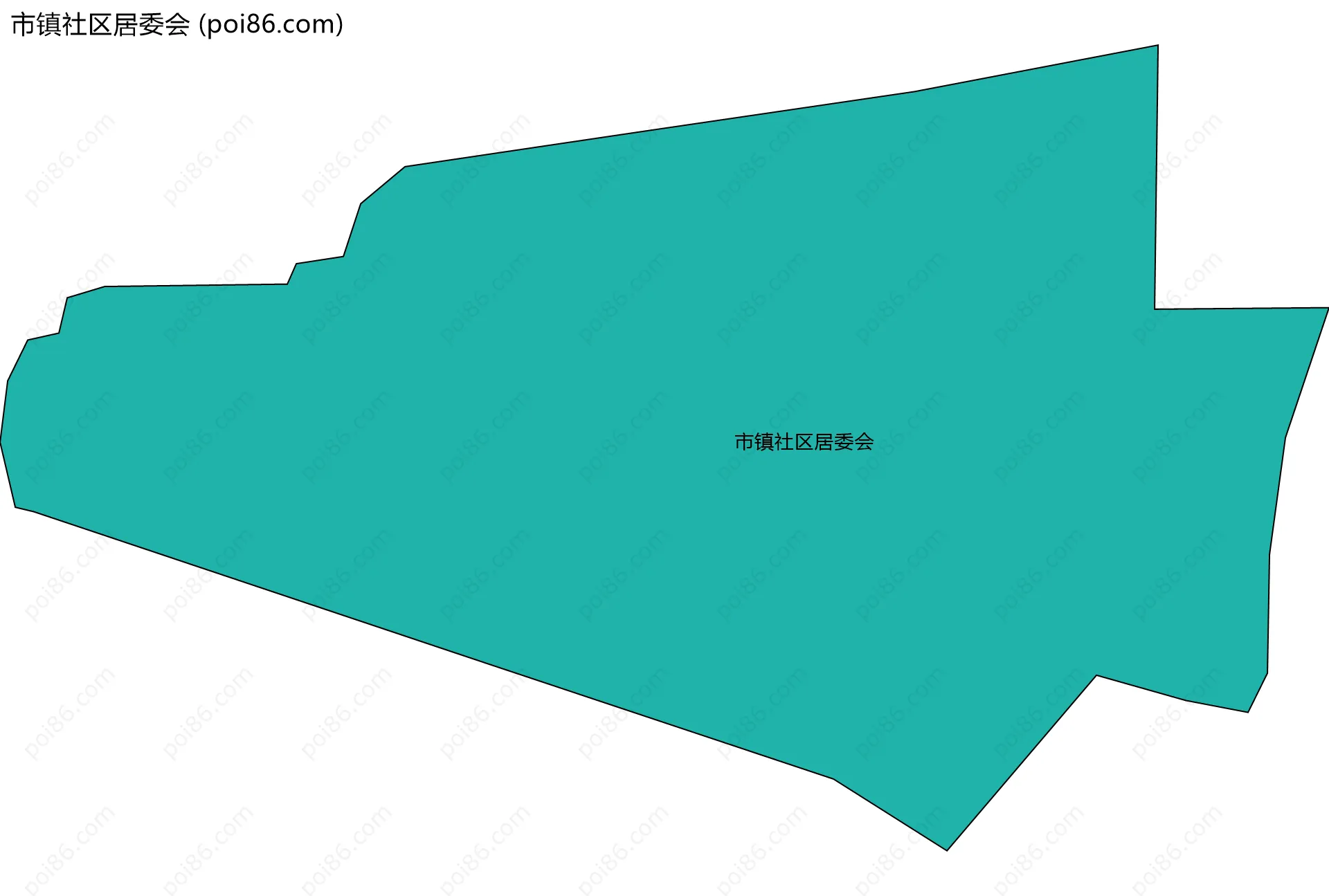 市镇社区居委会边界地图