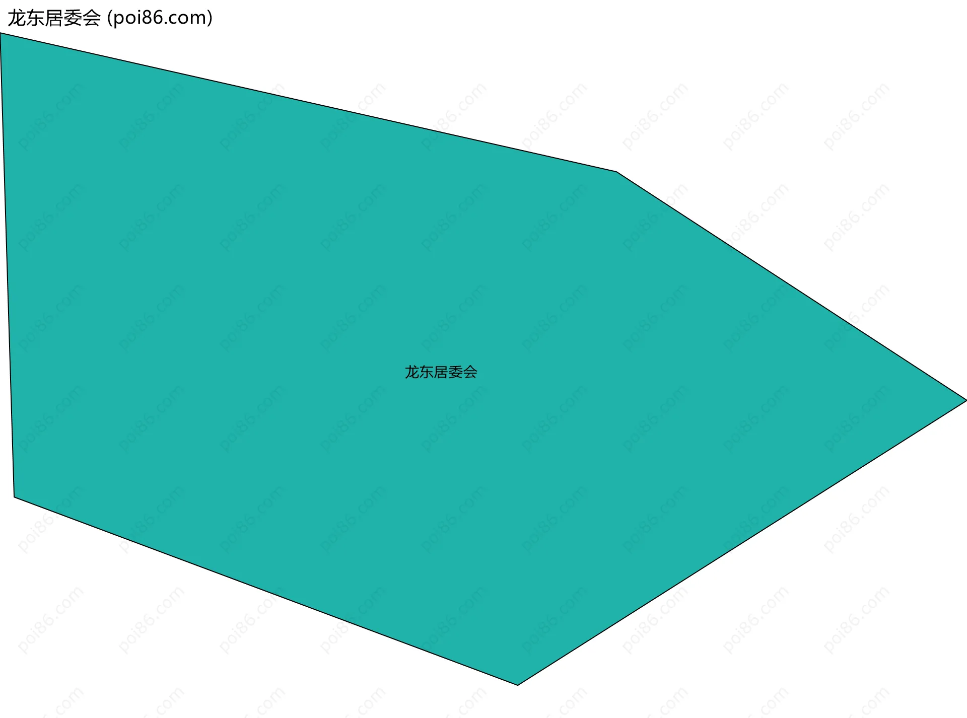 龙东居委会边界地图