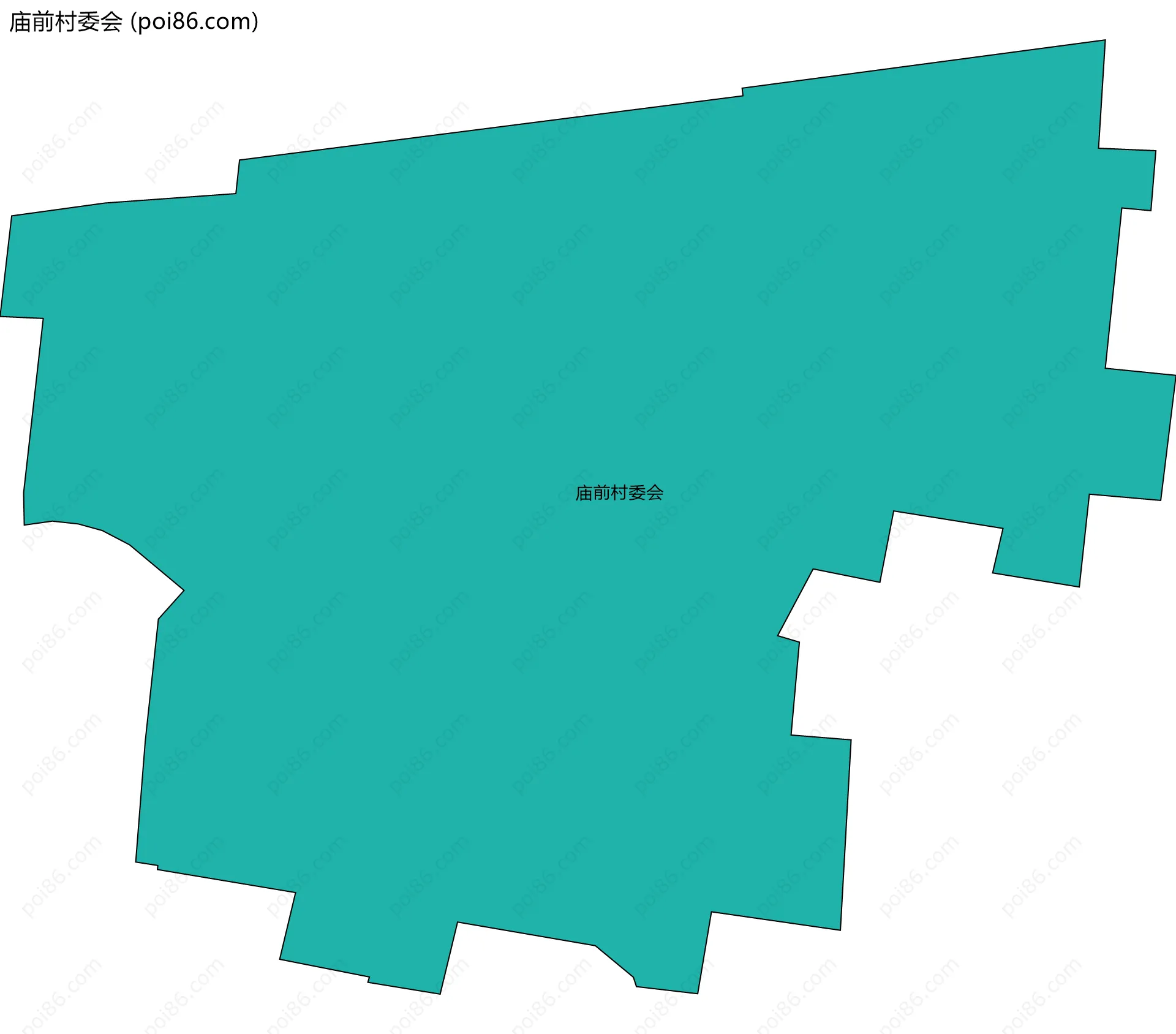 庙前村委会边界地图