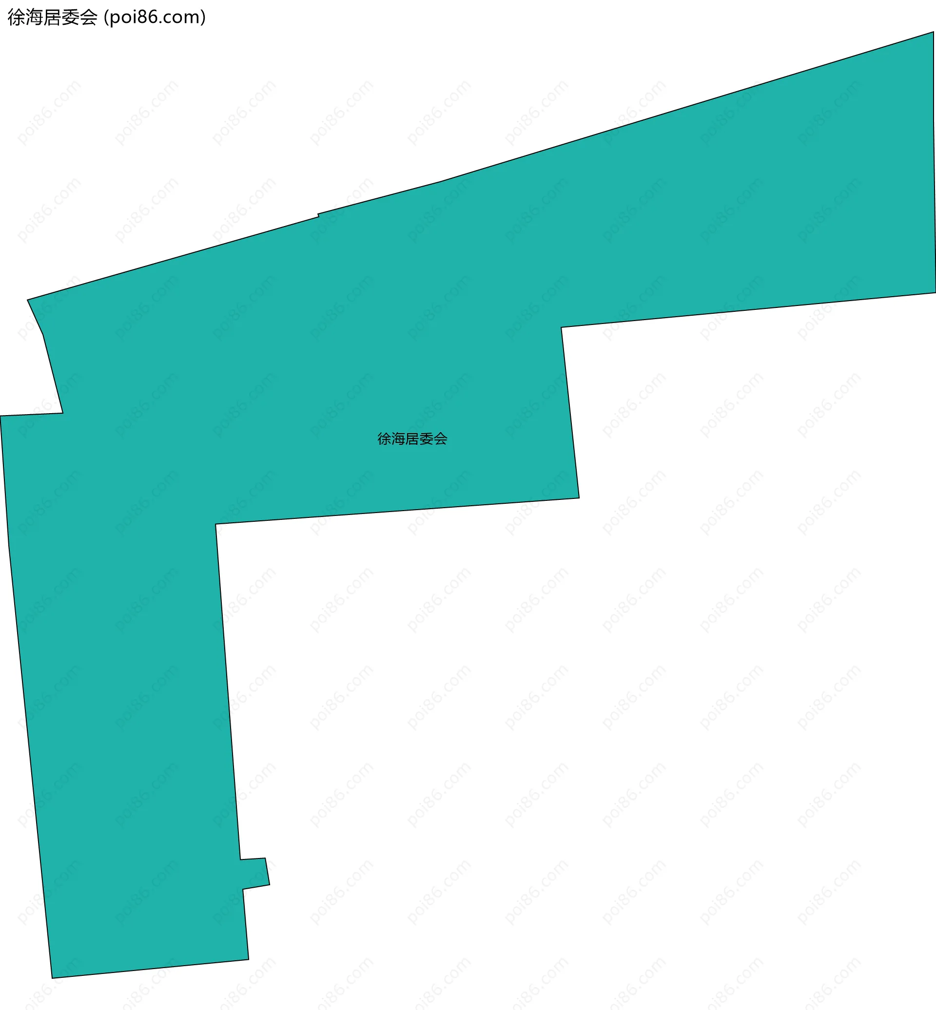 徐海居委会边界地图