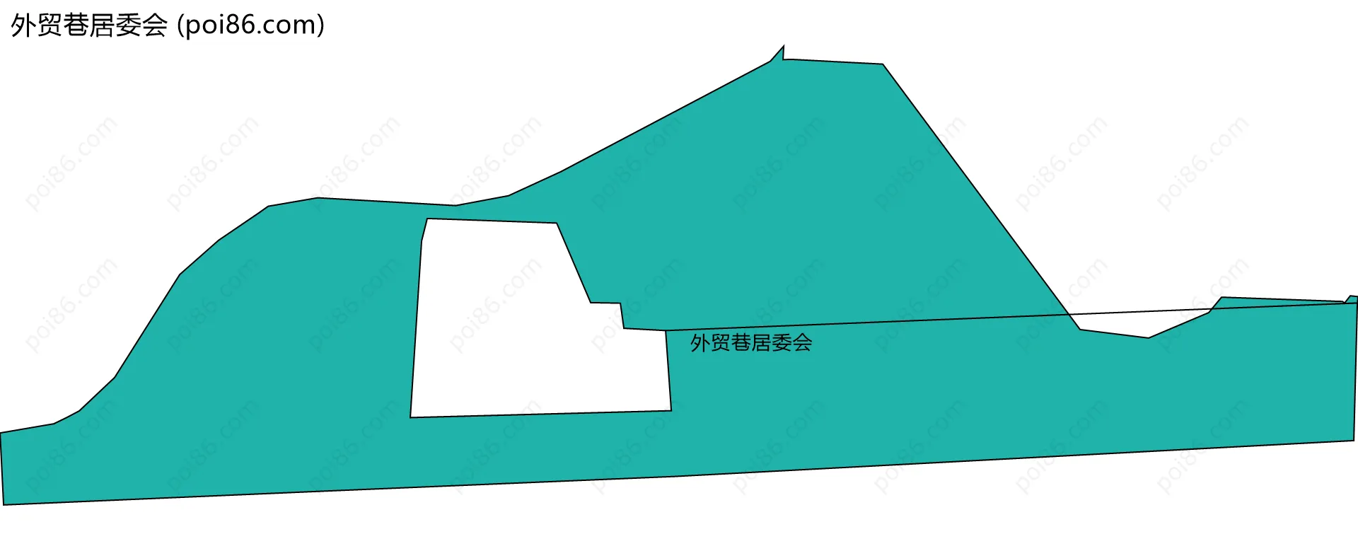 外贸巷居委会边界地图